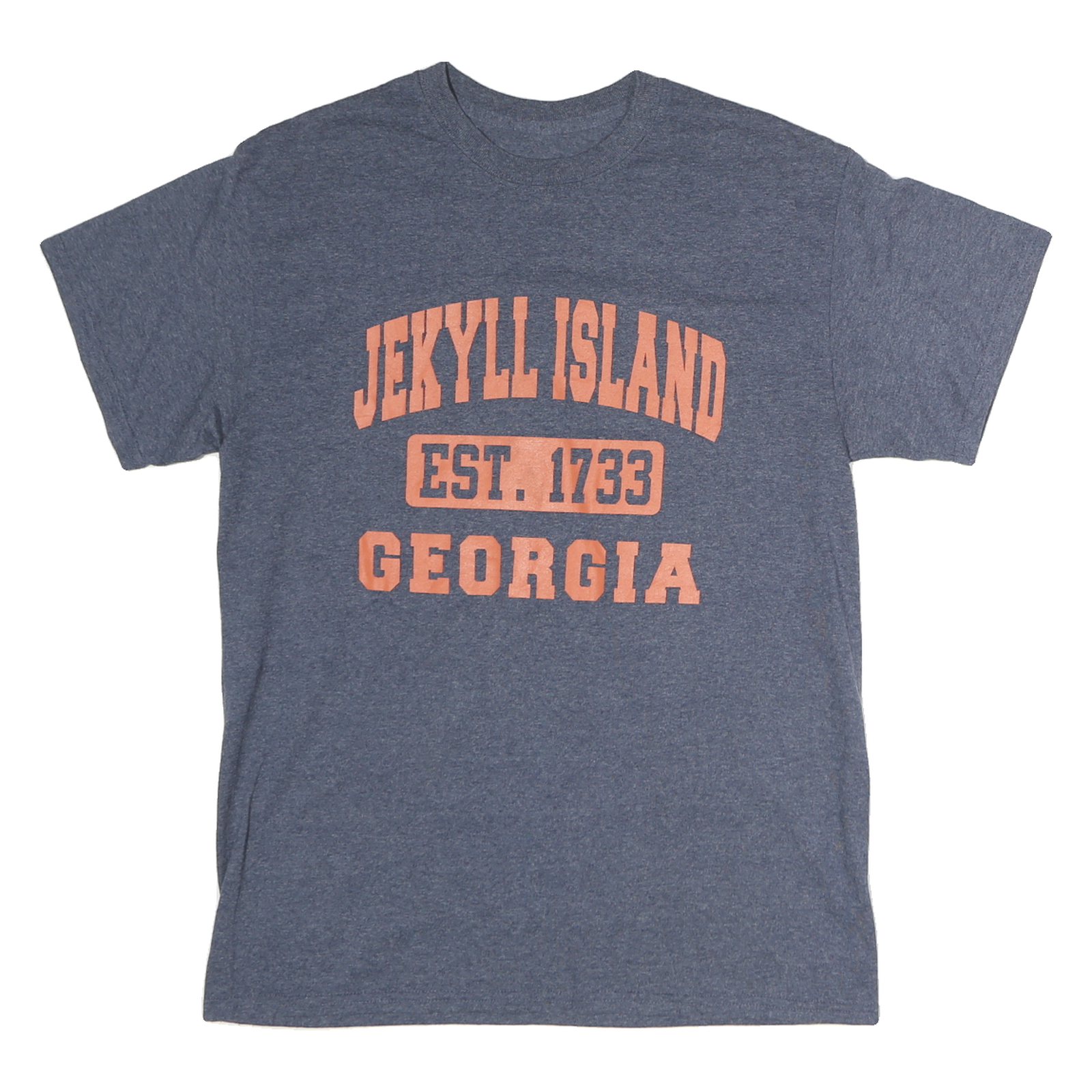 Buy Mens Blue Jekyll Island Est. 1733 Georgia Graphic T-Shirt S Crew Neck Short Refurbished - $11.69 Mens Blue Jekyll Island Est. 1733 Georgia Graphic T-Shirt S Crew Neck Short Refurbished - N/A refurbished available on Cerqular