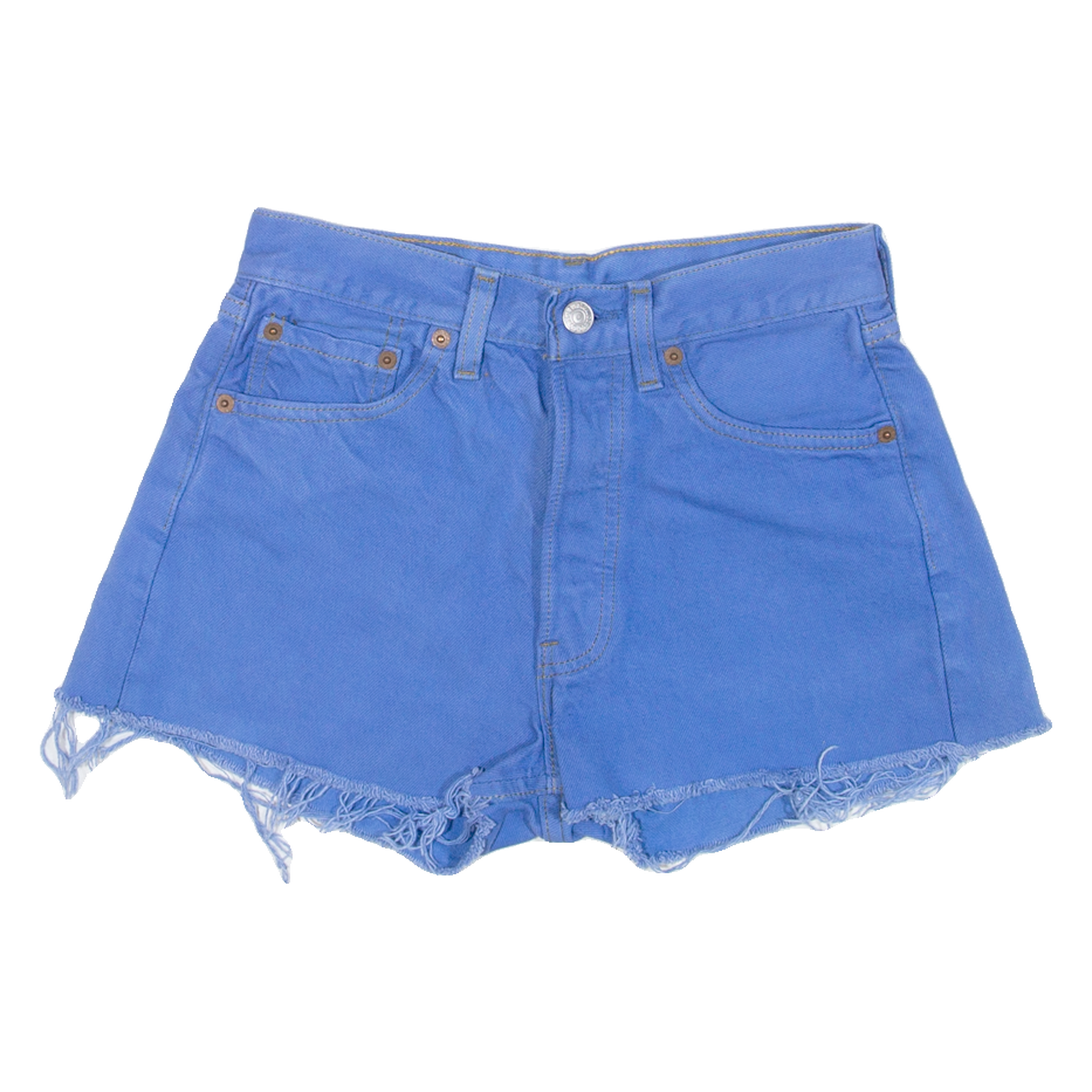 LEVI'S 501 Womens Denim Shorts Blue XS W26 Refurbished - N/A refurbished available on Cerqular