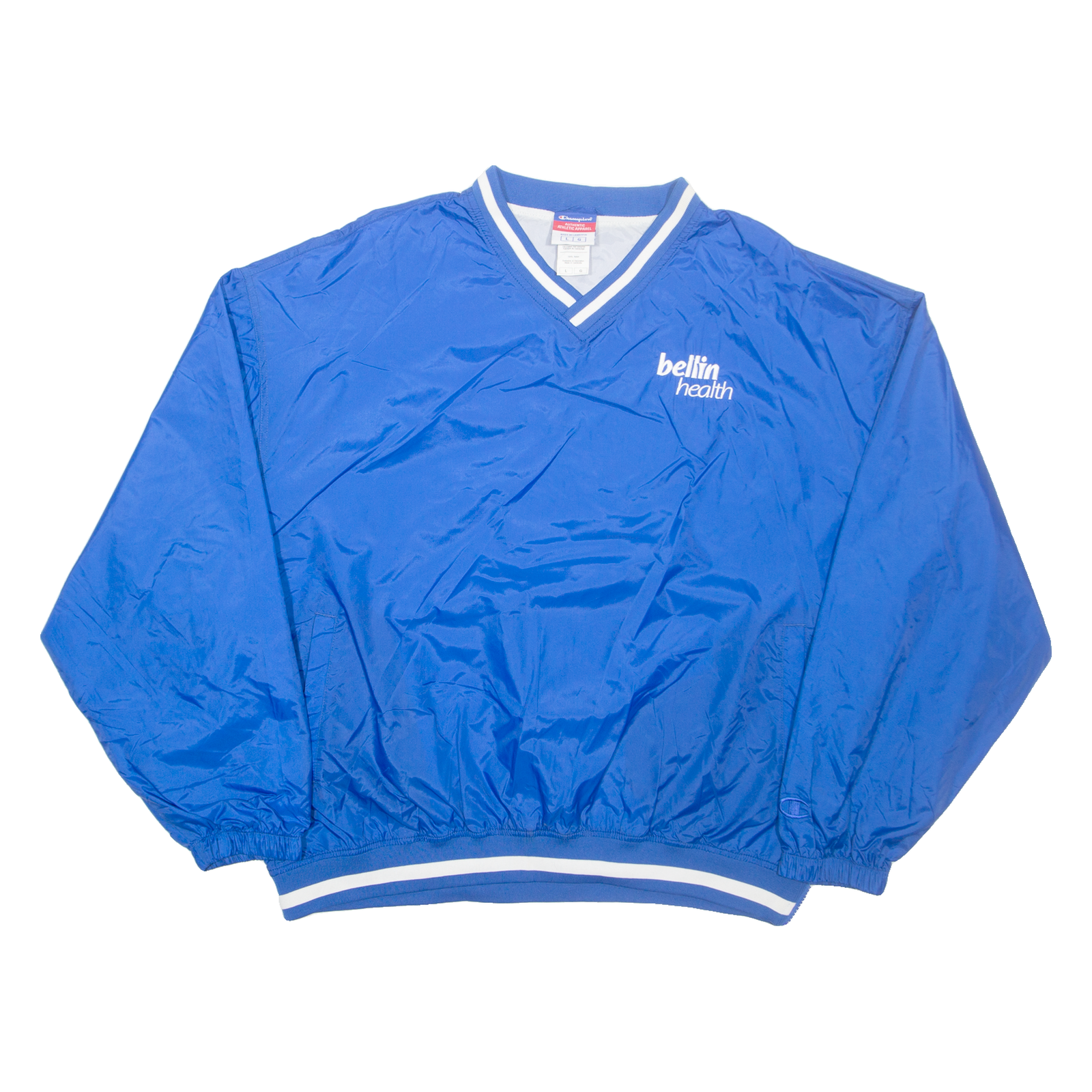 Buy CHAMPION Bellin Health Mens Pullover Jacket Blue Nylon L Refurbished - $21.83 CHAMPION Bellin Health Mens Pullover Jacket Blue Nylon L Refurbished - N/A refurbished available on Cerqular