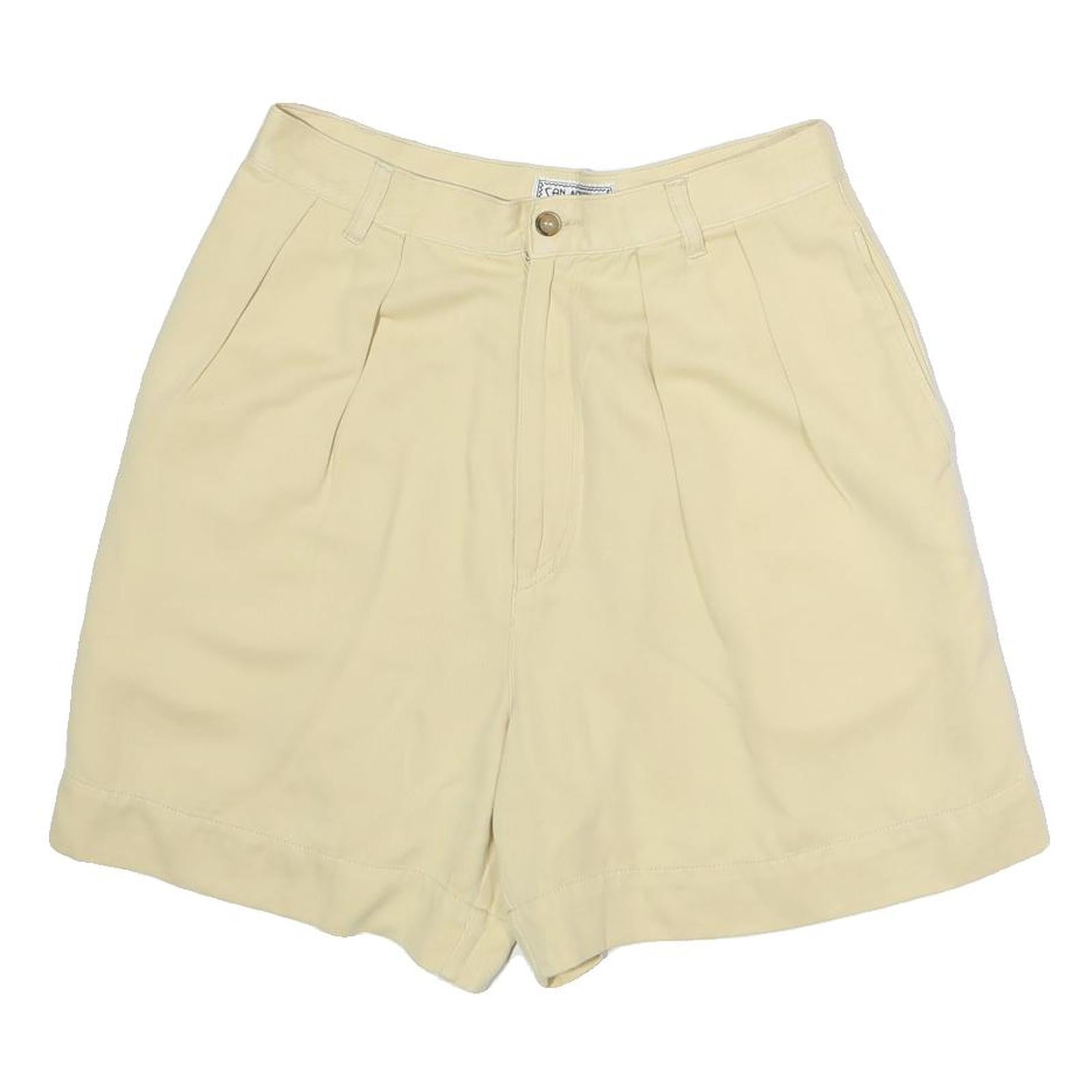 SAN MARTINO Womens Shorts Beige Casual Plain M W28 Comfortable Cotton Refurbished - N/A refurbished available on Cerqular