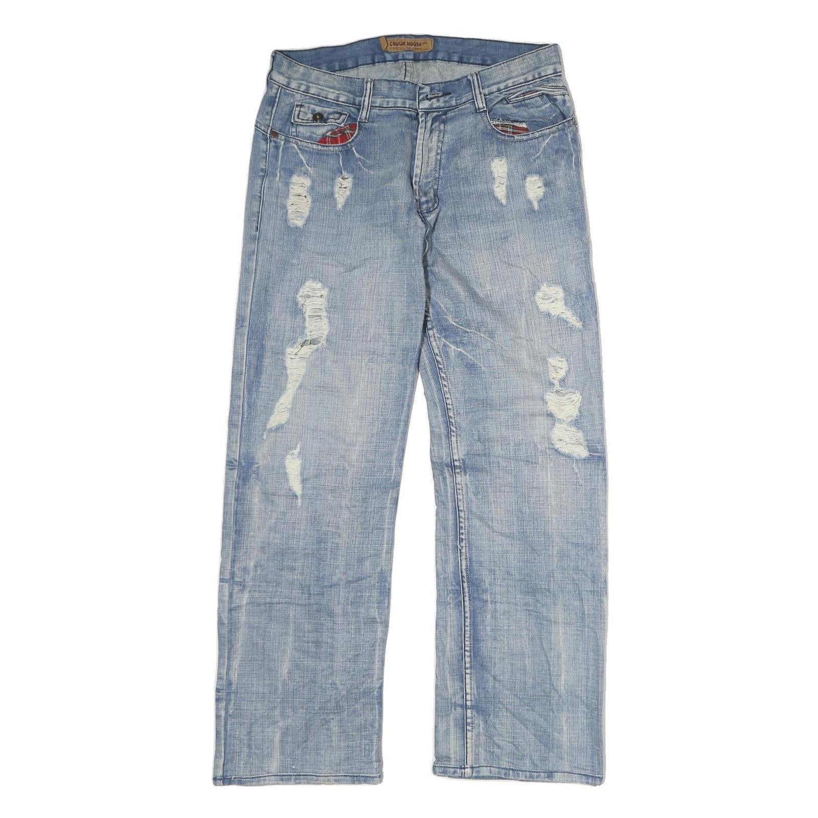 Buy CHOUX HOUSE Mens Jeans Light Blue Regular Straight Denim Stone Wash W32 L29 Refurbished - $20.79 CHOUX HOUSE Mens Jeans Light Blue Regular Straight Denim Stone Wash W32 L29 Refurbished - N/A refurbished available on Cerqular
