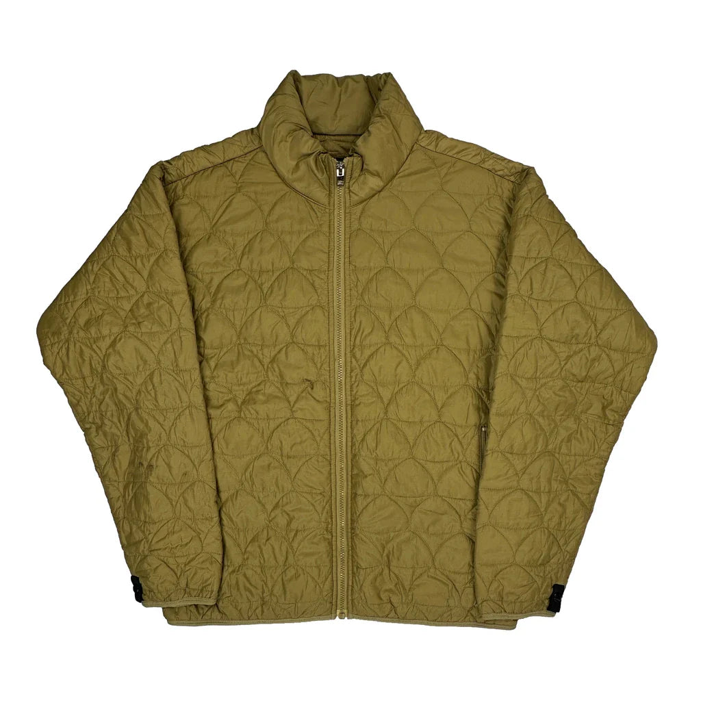 Nike Acg Jacket - Medium Khaki Polyester Refurbished - Thrifted (note: this is a term often used to describe second- refurbished available on Cerqular