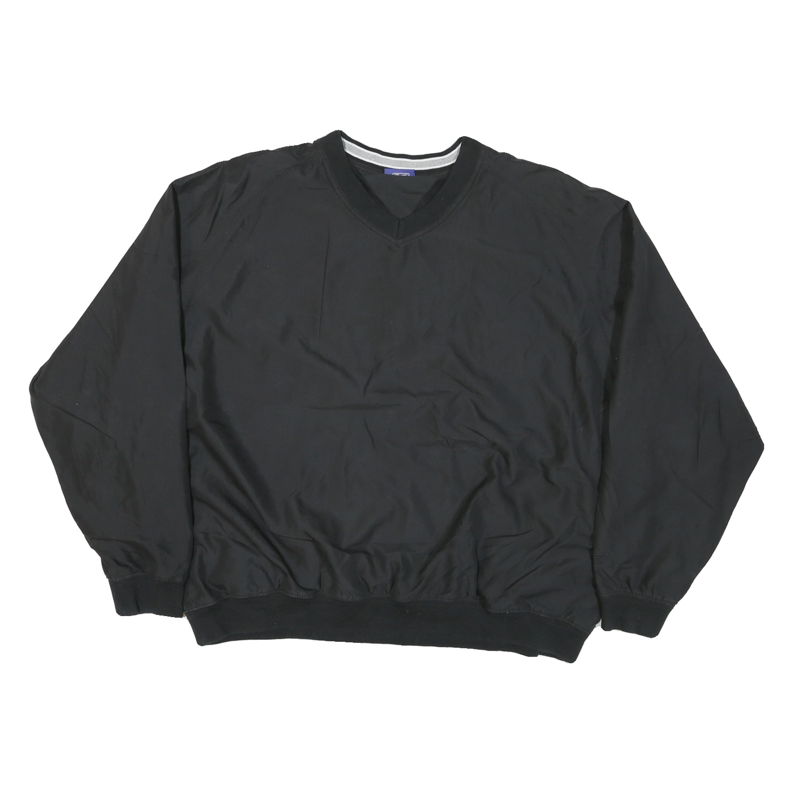 REEBOK Mens Black 2XL Polyester Blend Pullover V Neck Classic Jacket Sportswear Refurbished - N/A refurbished available on Cerqular