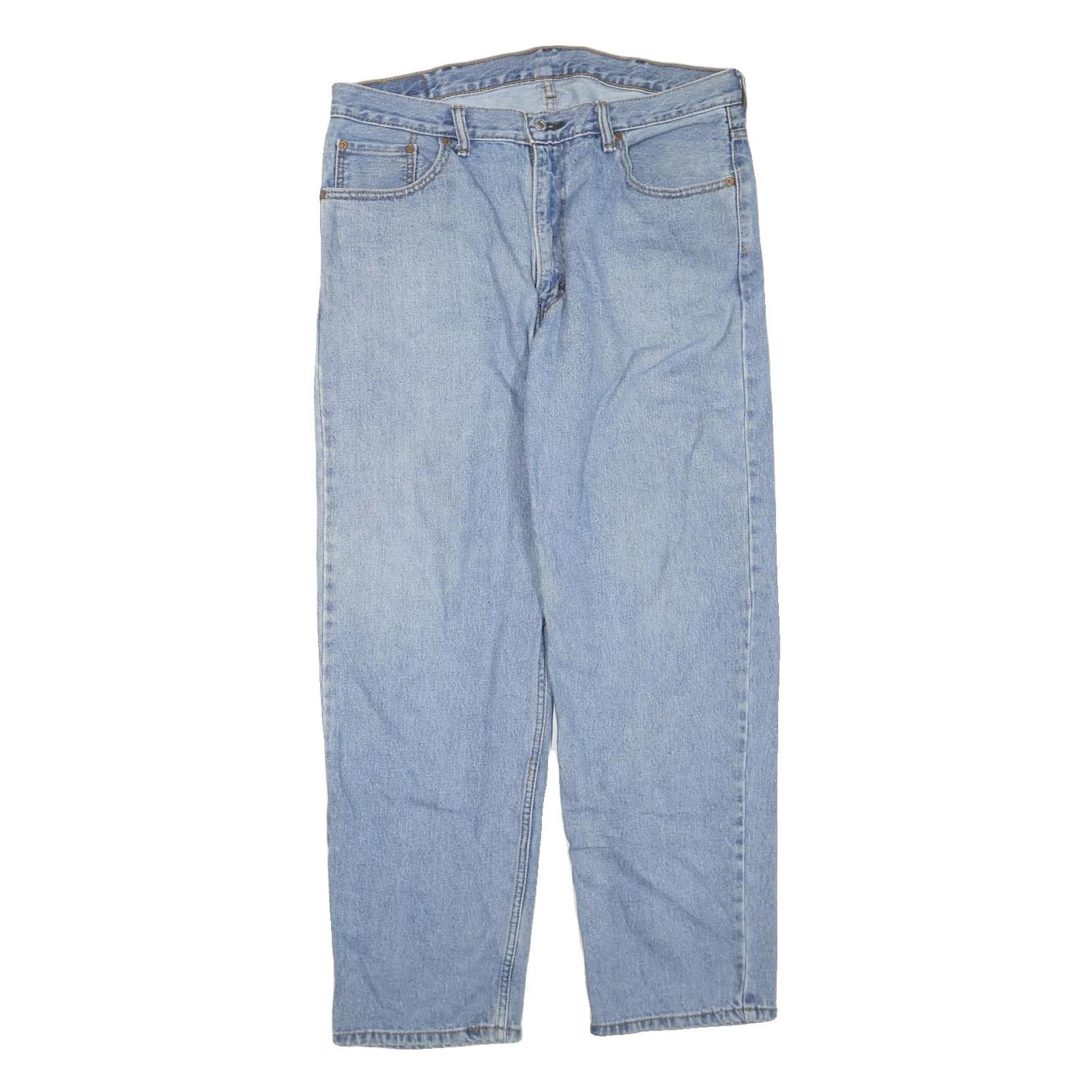LEVI'S 550 Tapered Mens Jeans Blue Regular Denim Light W38 L32 Classic Cotton Refurbished - N/A refurbished available on Cerqular