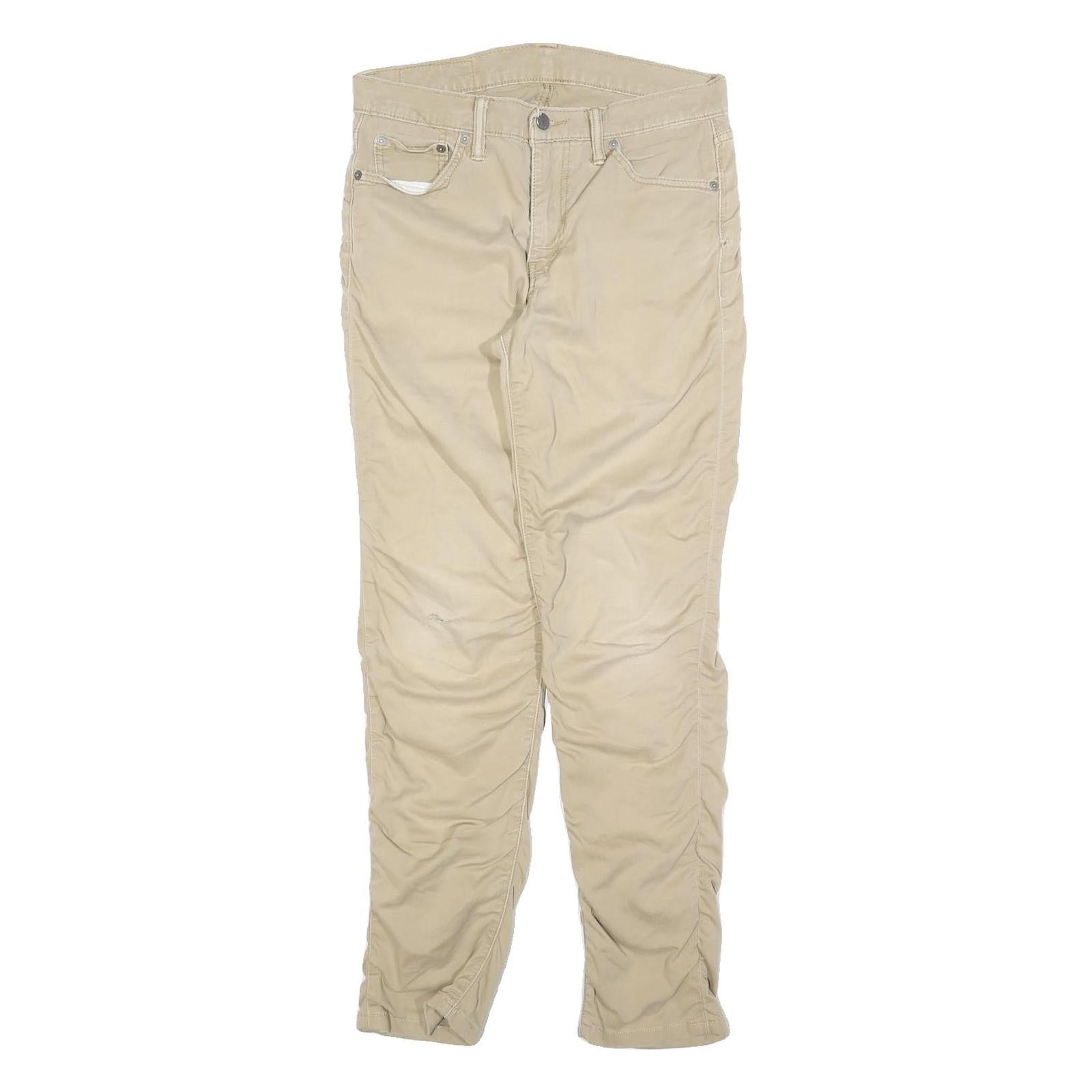 Buy LEVI'S Mens Cotton Beige Slim Straight Trousers W30 L29 Classic Zip Casual Refurbished - $41.59 LEVI'S Mens Cotton Beige Slim Straight Trousers W30 L29 Classic Zip Casual Refurbished - N/A refurbished available on Cerqular
