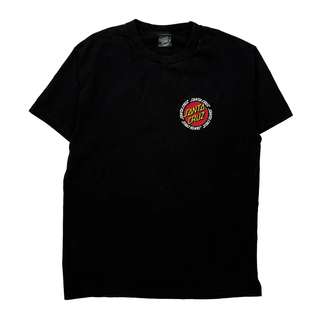 Santa Cruz T-Shirt - Medium Yellow Cotton Refurbished - Thrifted (note: this is a term often used to describe second- refurbished available on Cerqular