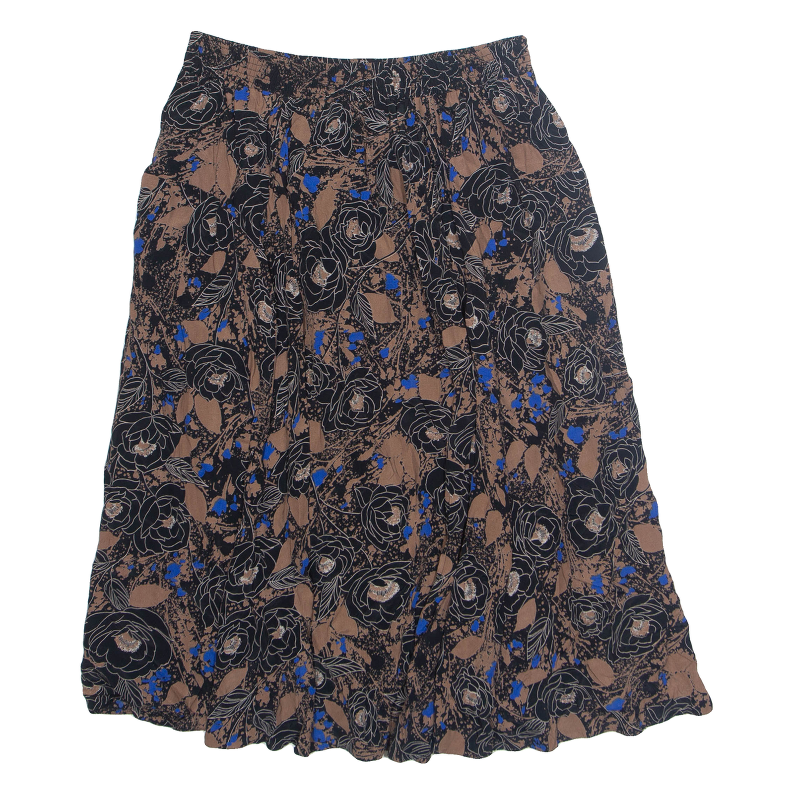 Buy Womens A-Line Skirt Brown Knee Length Floral L Refurbished - $18.19 Womens A-Line Skirt Brown Knee Length Floral L Refurbished - N/A refurbished available on Cerqular