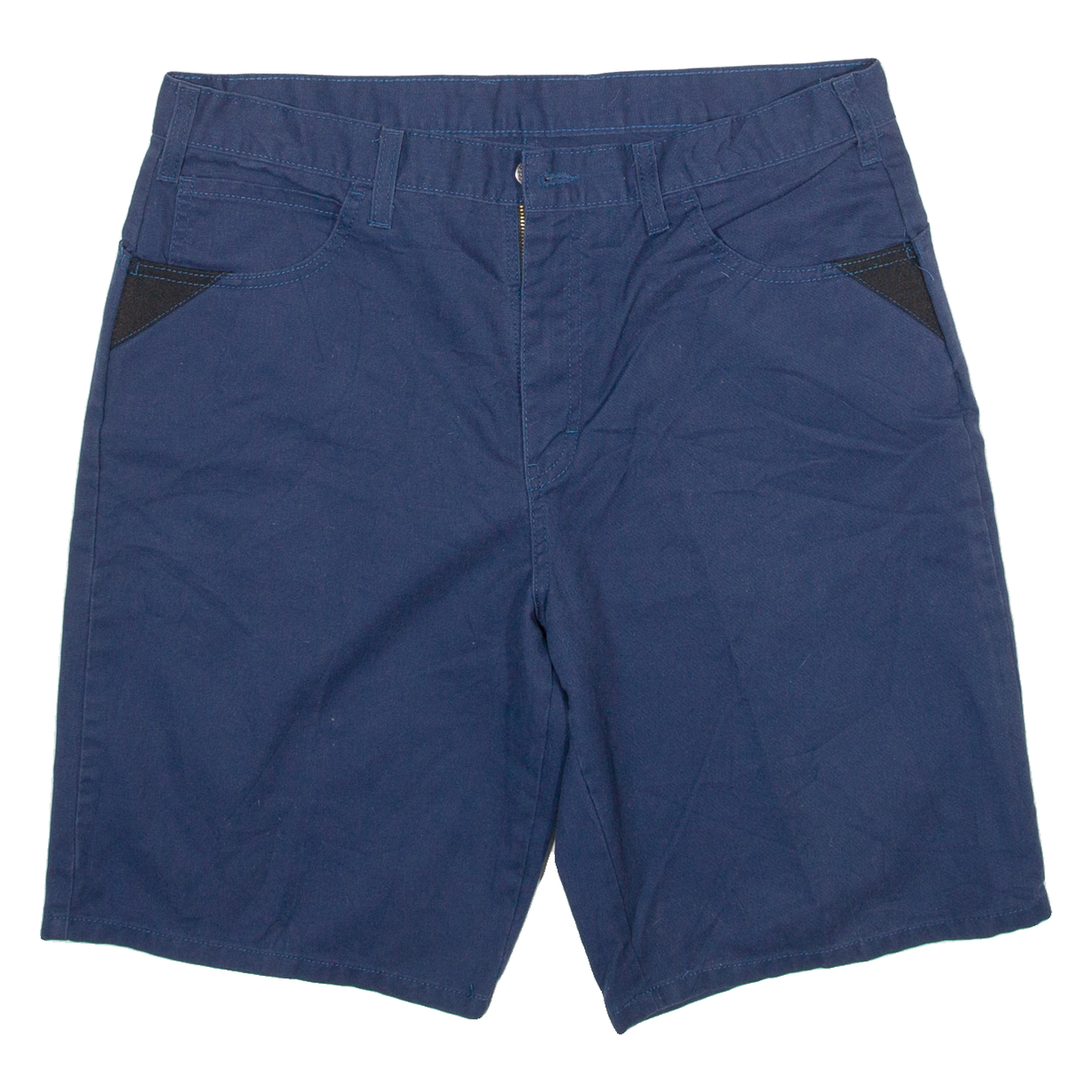 DICKIES Mens Workwear Shorts Blue L W36 Refurbished - N/A refurbished available on Cerqular