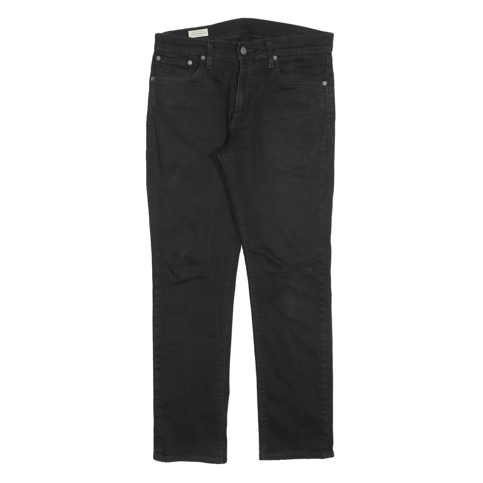 LEVI'S 511 Big E Mens Black Slim Skinny Denim Dark W32 L30 Slim Fit Jeans Refurbished - N/A refurbished available on Cerqular