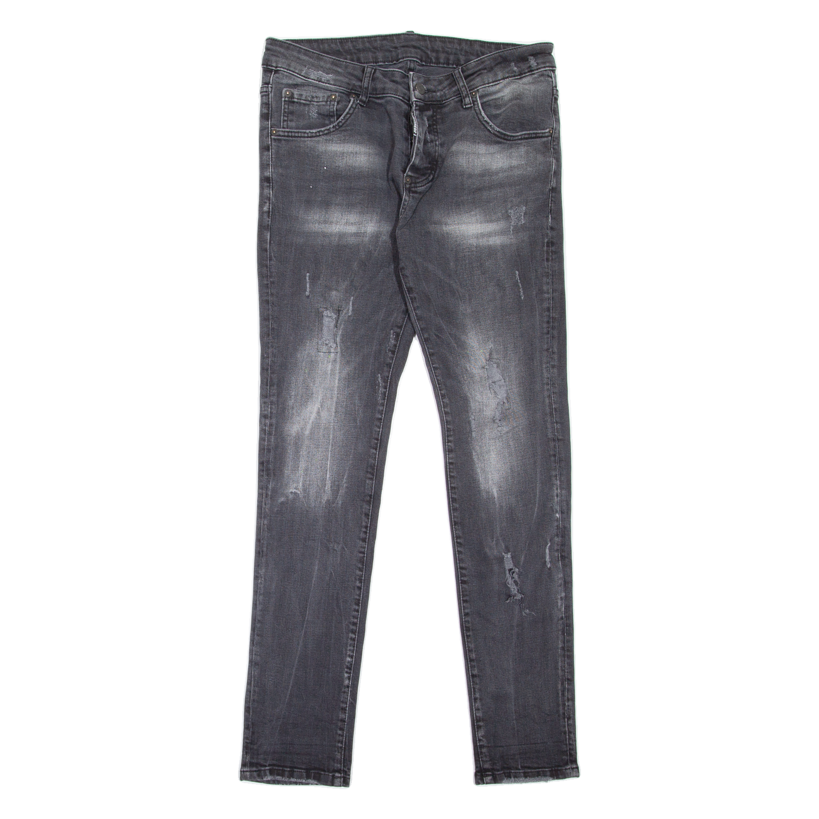 DSQUARED2 Distressed Mens Jeans Grey Slim Skinny Stone Wash W31 L30 Refurbished - N/A refurbished available on Cerqular