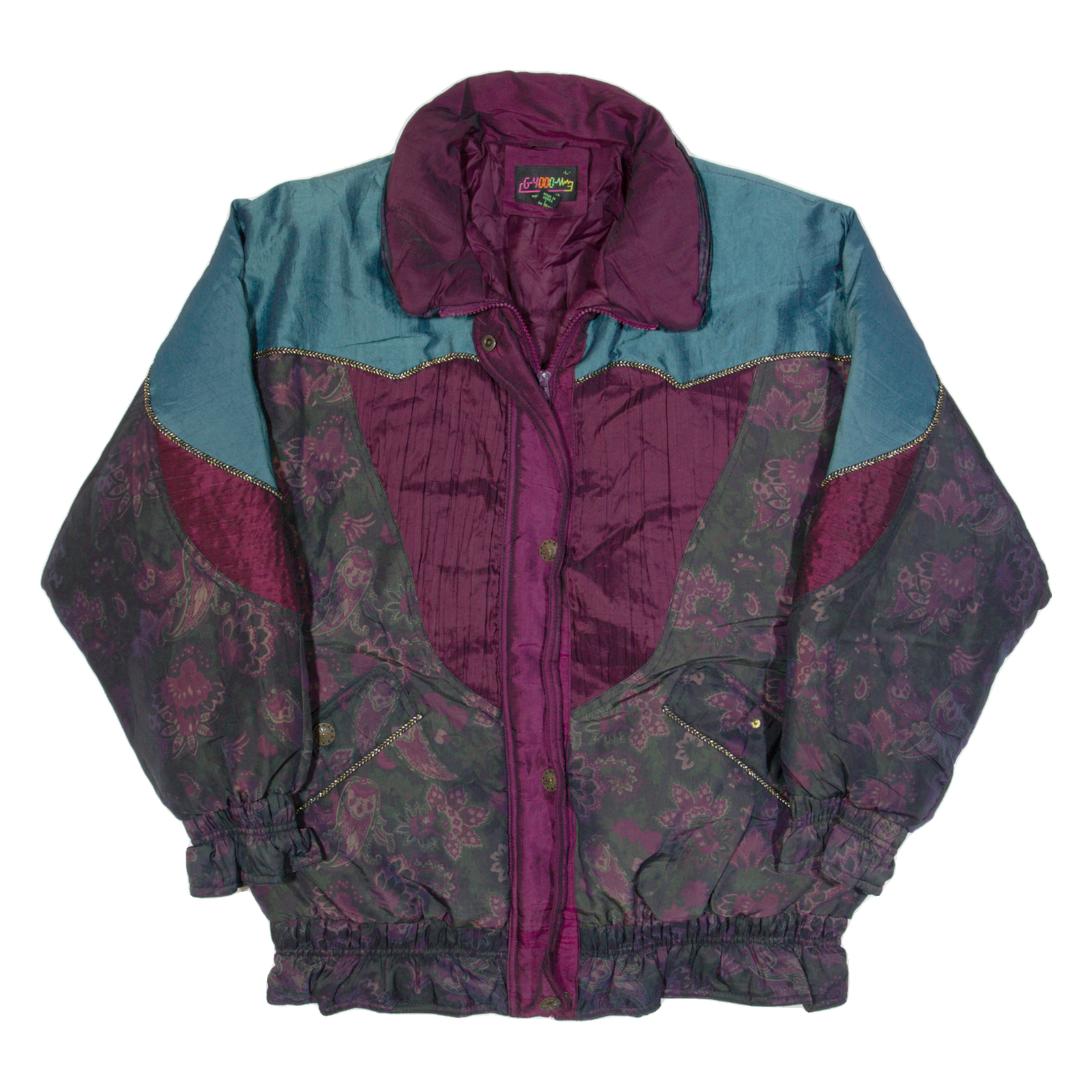G-4000 Womens Jacket Black 90s Paisley L Refurbished - N/A refurbished available on Cerqular