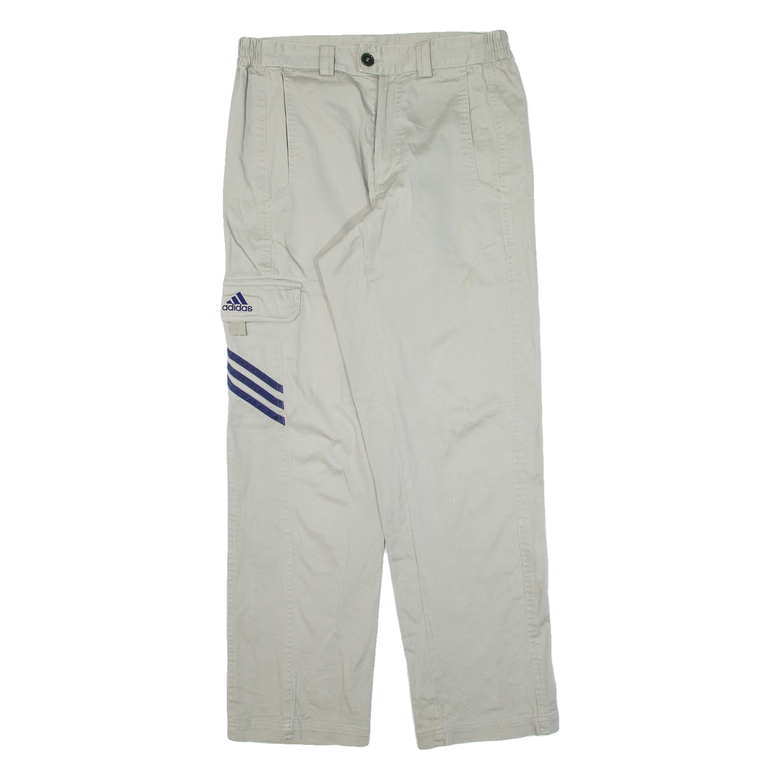 ADIDAS Mens Trousers Grey Regular Straight W30 L29 Refurbished - N/A refurbished available on Cerqular