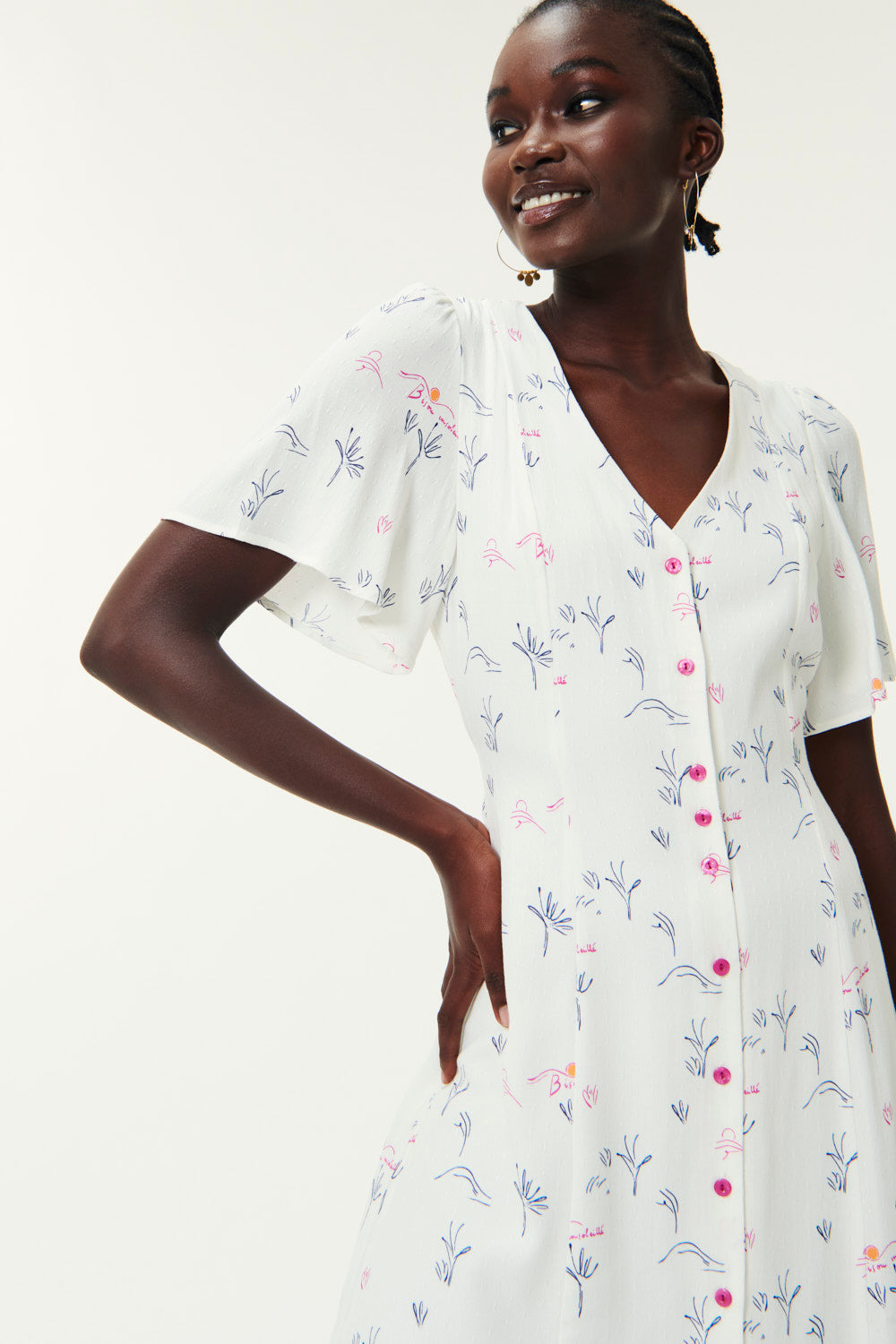 Dress Evalou Bisous | Color: BISOUS | Size: 2-M Refurbished - N/A (I could not find a well-known brand with this name refurbished available on Cerqular