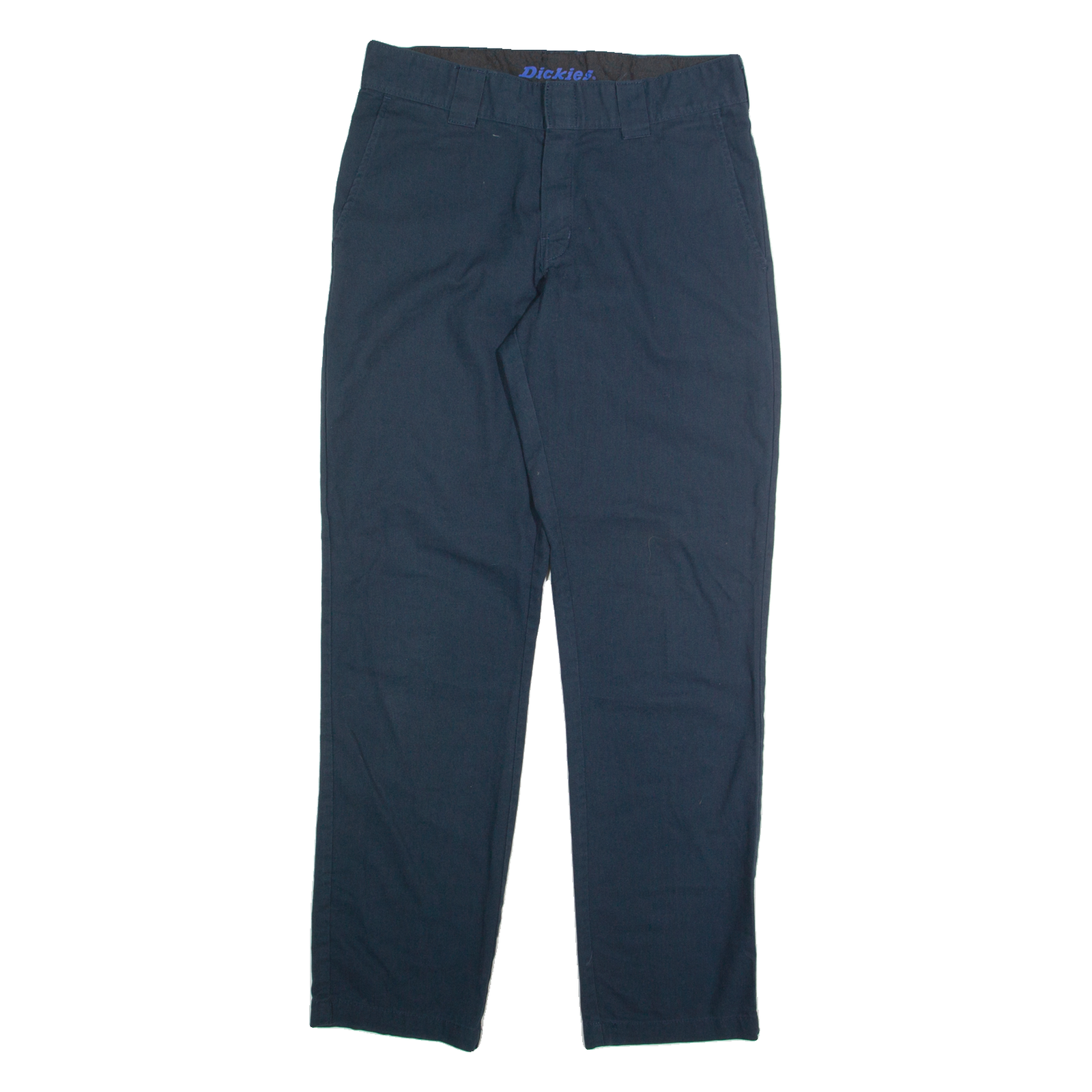 DICKIES Chino Mens Trousers Blue Regular Straight W32 L32 Refurbished - N/A refurbished available on Cerqular