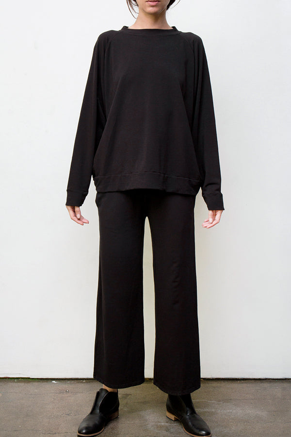 Anita Lounge Set - Organic Cotton Terry - Black | Size: medium Refurbished - N/A (Note: There is no well-known brand called "AR refurbished available on Cerqular