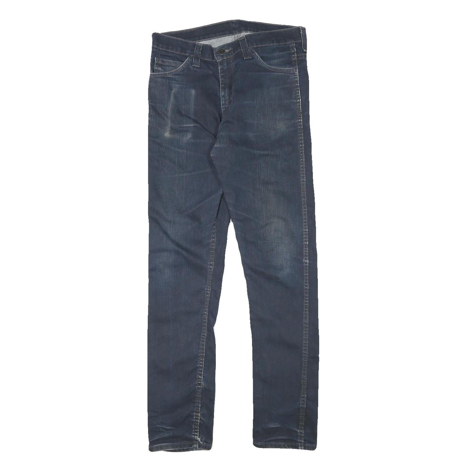 LEVI'S Mens Slim Blue Denim Medium W30 L31 Zip Jeans Classic Fit Stretch Refurbished - N/A refurbished available on Cerqular