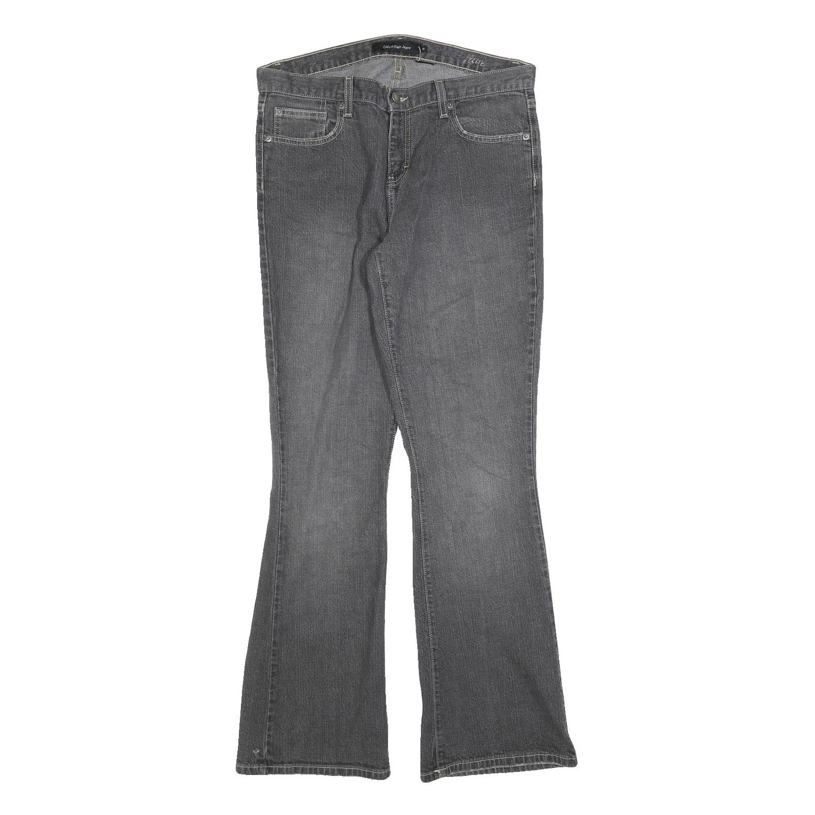 Buy CALVIN KLEIN JEANS Womens Grey Regular Flared Denim Medium W32 L32 Stylish Refurbished - $33.79 CALVIN KLEIN JEANS Womens Grey Regular Flared Denim Medium W32 L32 Stylish Refurbished - N/A refurbished available on Cerqular