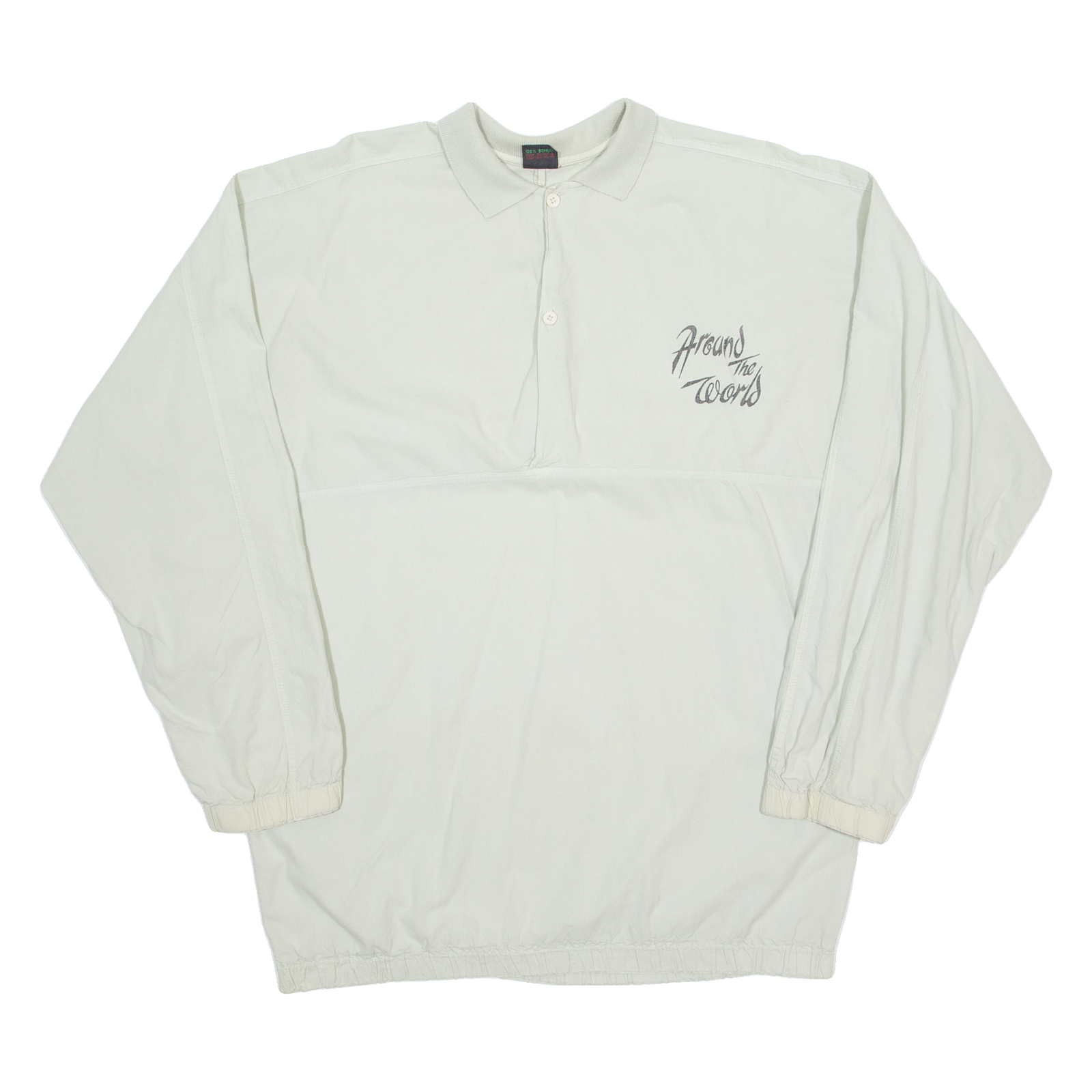 YOUNG STYLE Around The World Mens Polo Shirt Green Long Sleeve 2XL Refurbished - N/A refurbished available on Cerqular