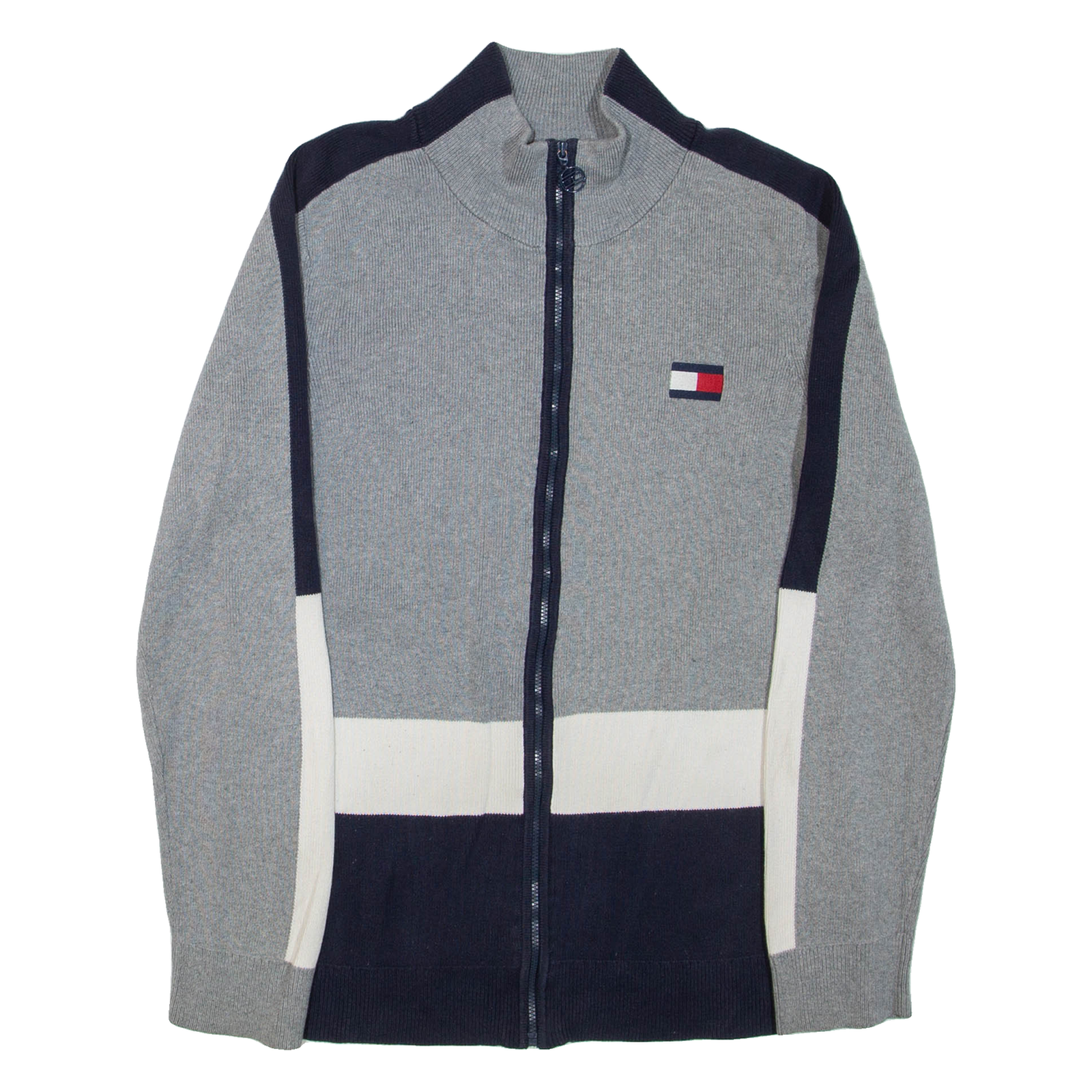 Buy TOMMY HILFIGER Mens Patterned Jumper Grey High Neck Tight Knit L Refurbished - $35.09 TOMMY HILFIGER Mens Patterned Jumper Grey High Neck Tight Knit L Refurbished - N/A refurbished available on Cerqular
