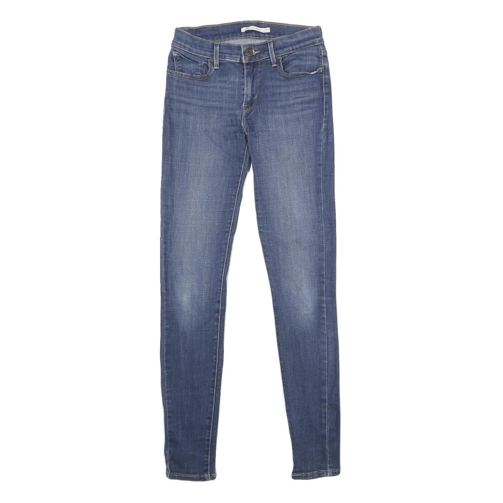 LEVI'S 710 Super Skinny Womens Jeans Blue Slim Skinny Denim W27 L32 Stretch Refurbished - N/A refurbished available on Cerqular