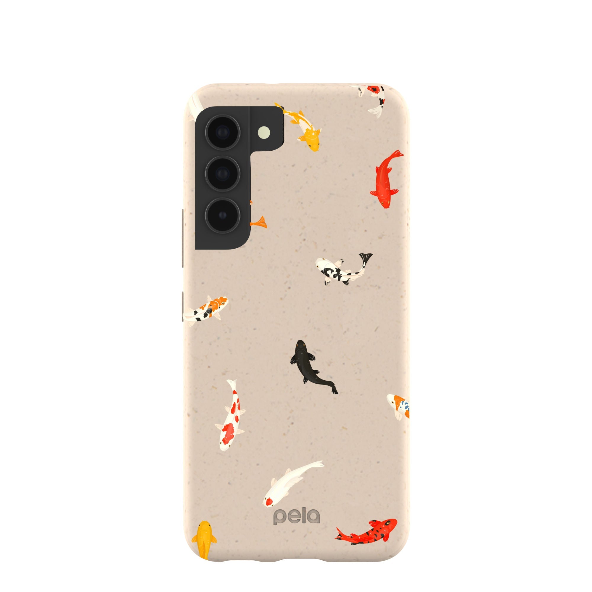 Seashell Lil Koi Samsung Galaxy S22 Case Refurbished - Pela Case refurbished available on Cerqular