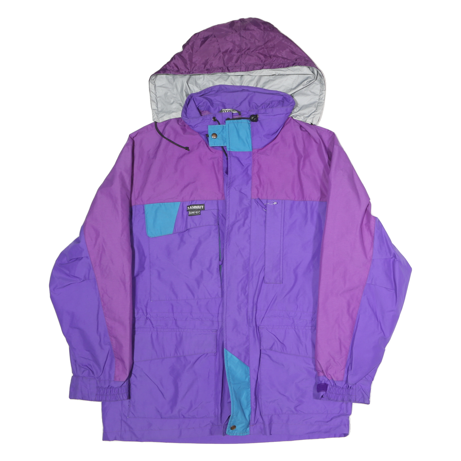 MAMMUT Womens Purple & Lavender Outdoor Jacket M Polyester Zip Hooded Refurbished - N/A refurbished available on Cerqular