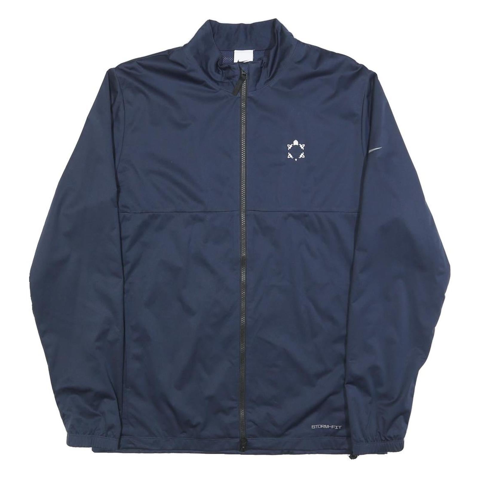 Buy NIKE Mens Navy Blue Windbreaker Jacket M Polyester Blend Plain Zip Lightweight Refurbished - $49.39 NIKE Mens Navy Blue Windbreaker Jacket M Polyester Blend Plain Zip Lightweight Refurbished - N/A refurbished available on Cerqular