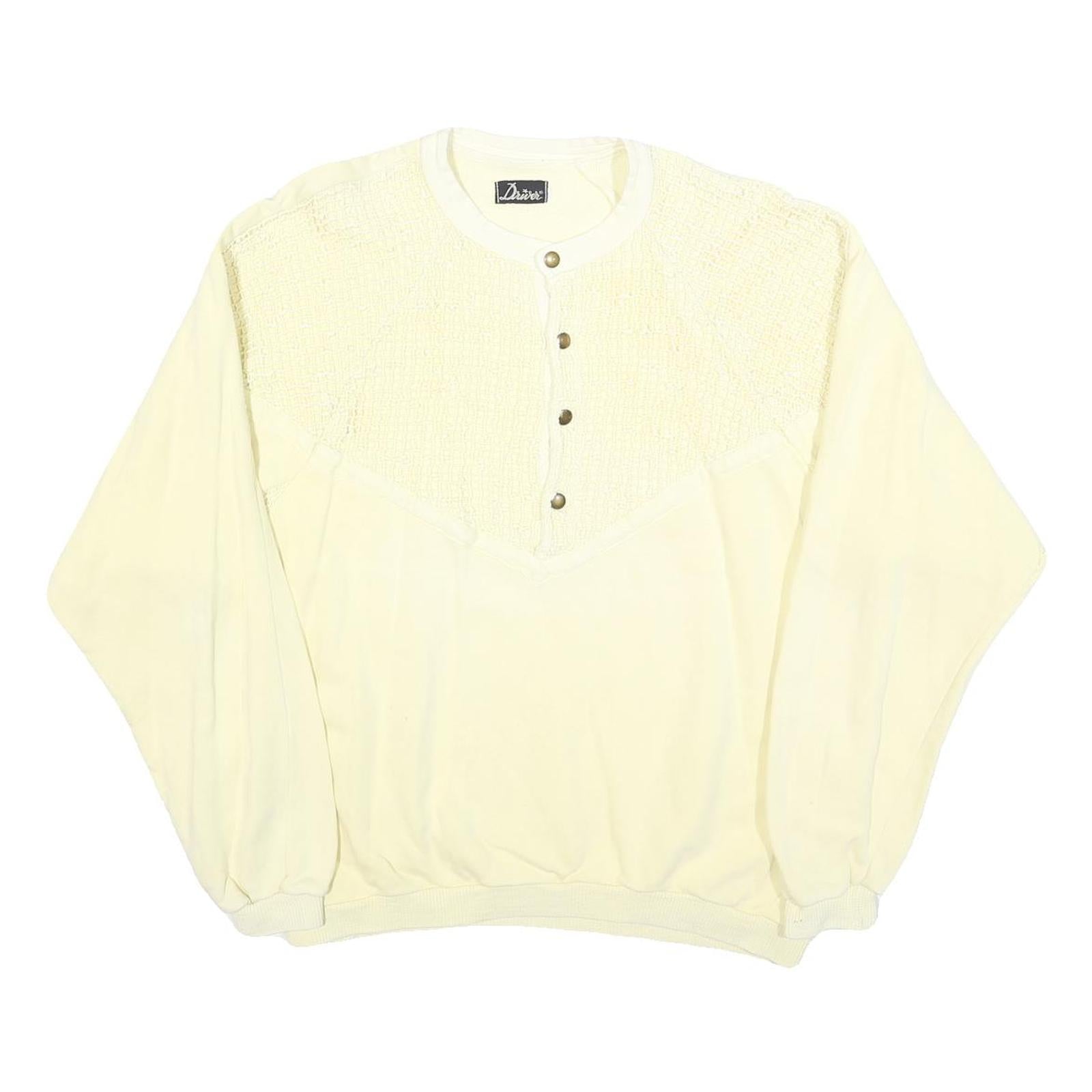 Buy DRIVER Womens Cream Sweatshirt Crew Neck M Cotton Blend Pullover Refurbished - $23.39 DRIVER Womens Cream Sweatshirt Crew Neck M Cotton Blend Pullover Refurbished - N/A refurbished available on Cerqular