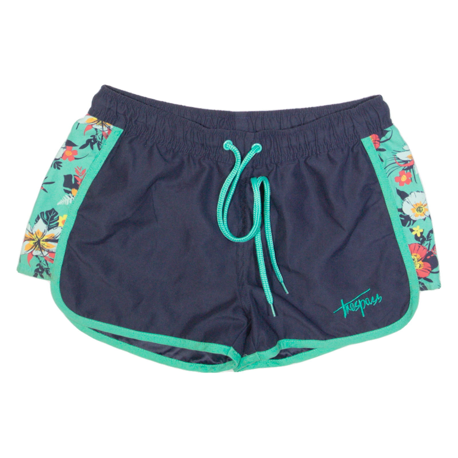 TRESPASS Womens Sports Shorts Blue Relaxed XS W26 Refurbished - N/A refurbished available on Cerqular