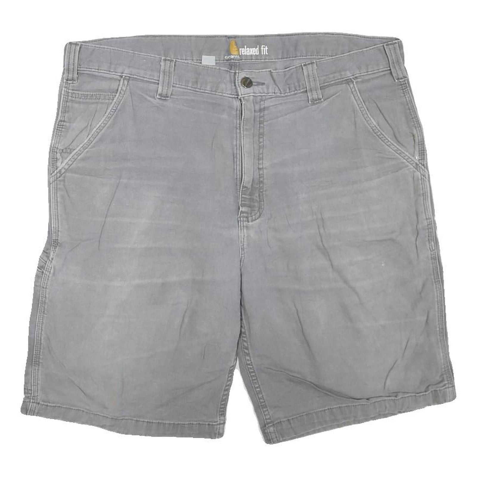 CARHARTT Mens Shorts Grey Casual Relaxed Fit L W38 Cargo Pocket Workwear Refurbished - N/A refurbished available on Cerqular