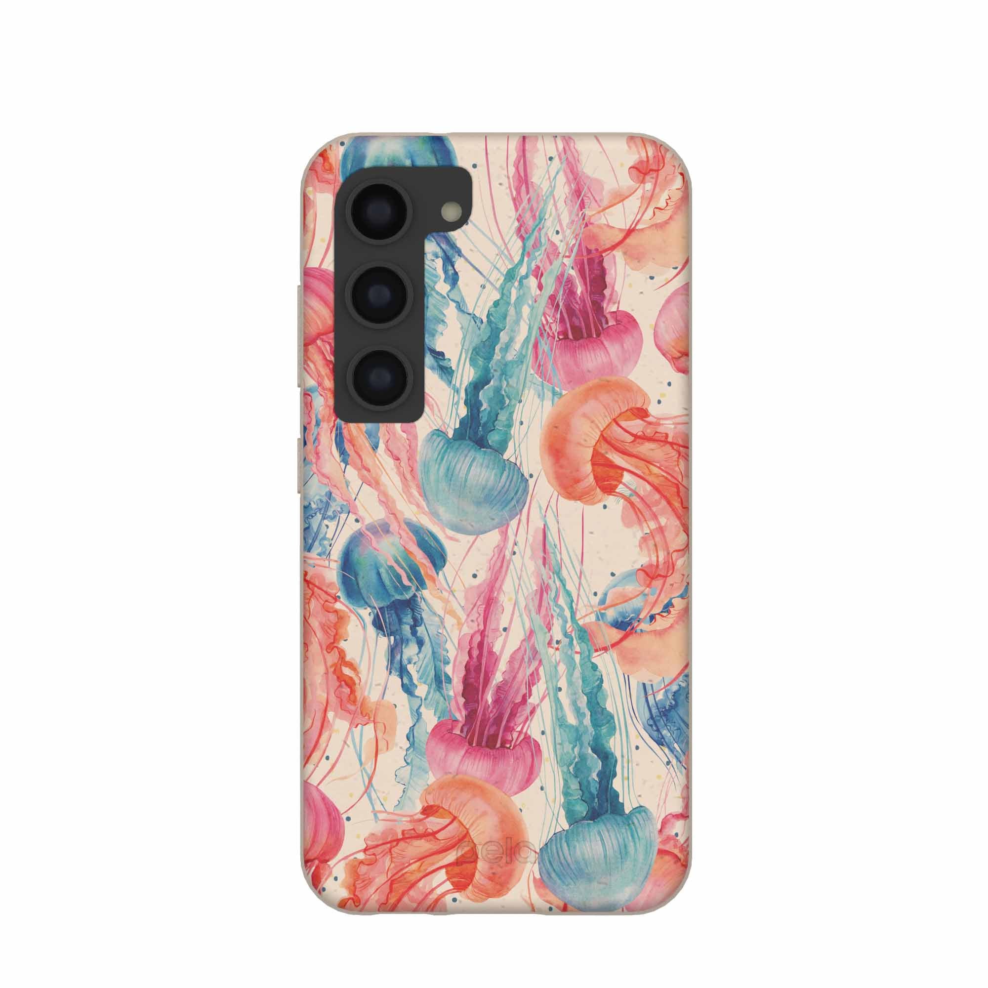 Seashell Jellyfish Samsung Galaxy S23 Case Refurbished - Pela Case refurbished available on Cerqular