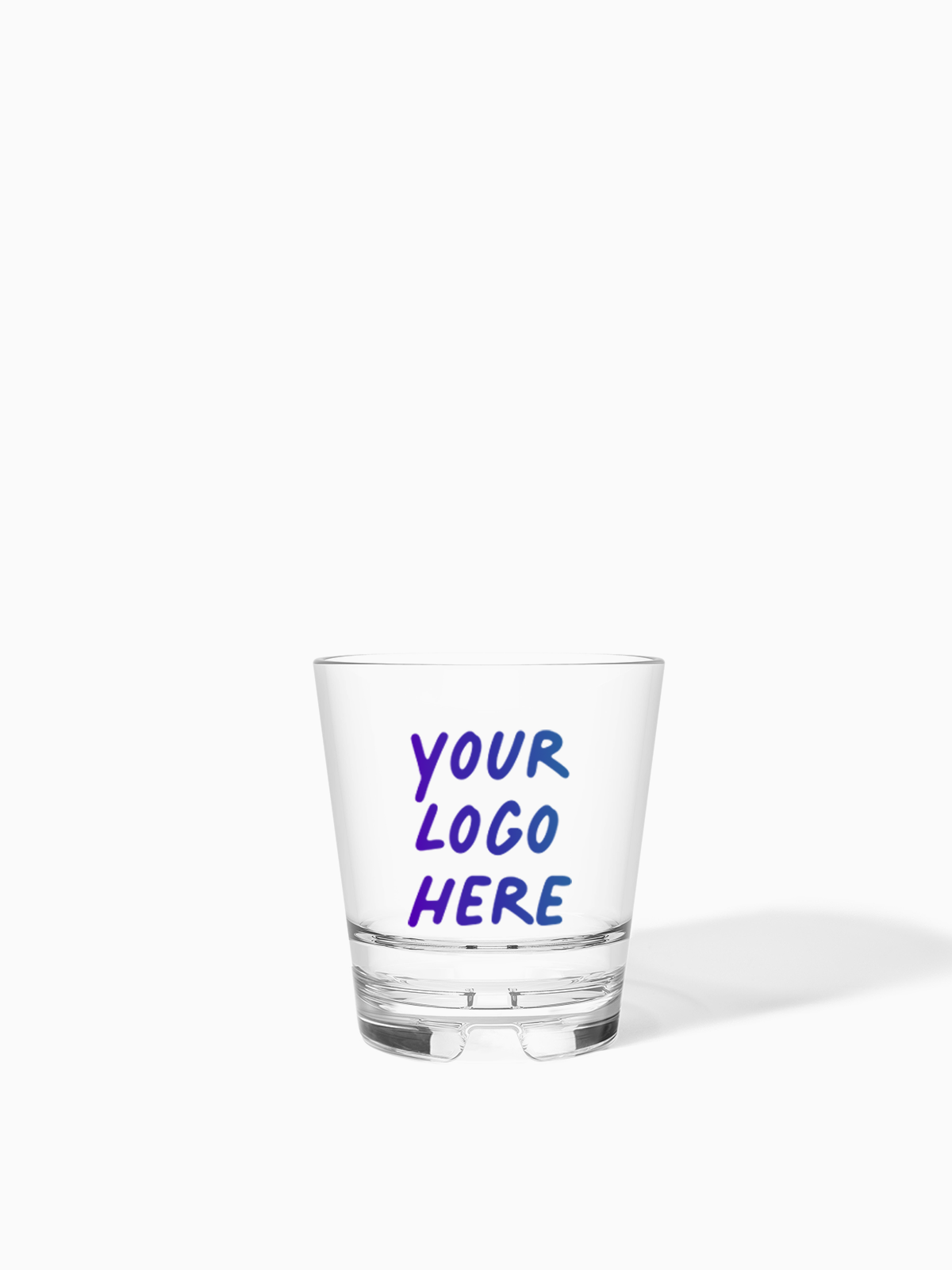 RESERVE 10oz Stackable Old Fashioned Tritan™ Copolyester Glass | Size: 4 Pack | Style: Printed Refurbished - Tossware refurbished available on Cerqular