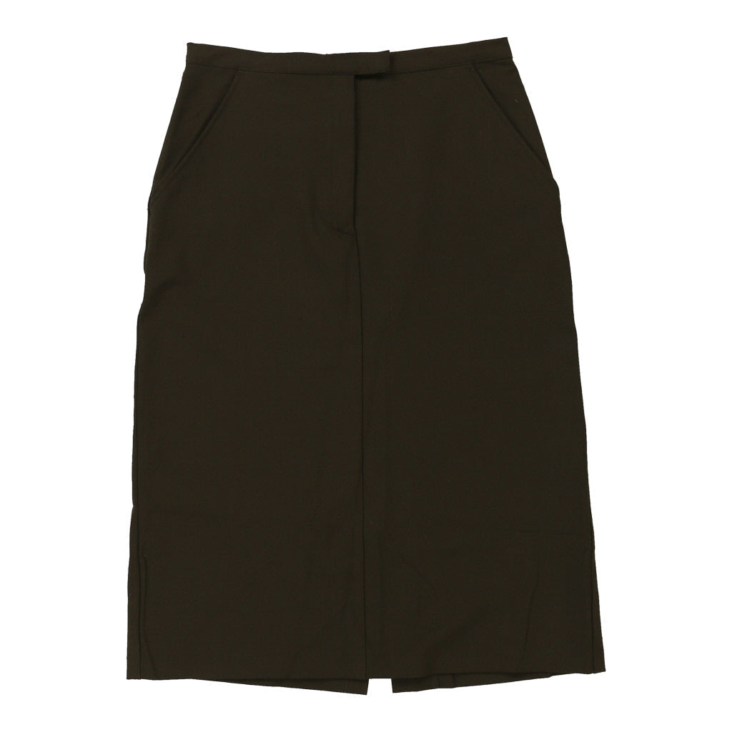 Sisky Skirt - 26W UK 6 Khaki Cotton Refurbished - Thrifted (note: this is a term often used to describe second- refurbished available on Cerqular