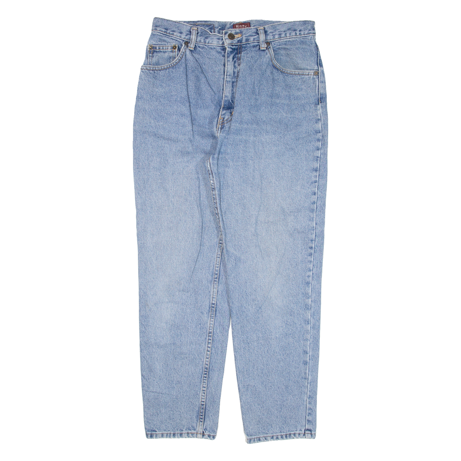 EASY JEANS Womens Jeans Blue Regular Tapered W29 L25 Refurbished - N/A refurbished available on Cerqular