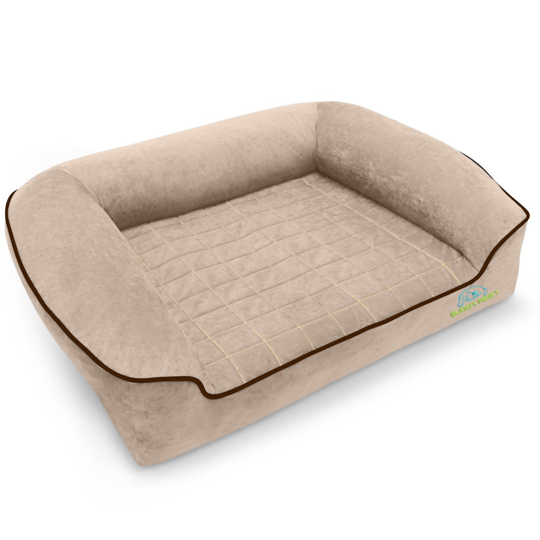 Buy Romeo Orthopedic Bed Extra Cover | Color: Champagne Beige | Size: Medium 33""x24""x12"" Refurbished - $199.99 Romeo Orthopedic Bed Extra Cover | Color: Champagne Beige | Size: Medium 33""x24""x12"" Refurbished - Buddy Brands refurbished available on Cerqular