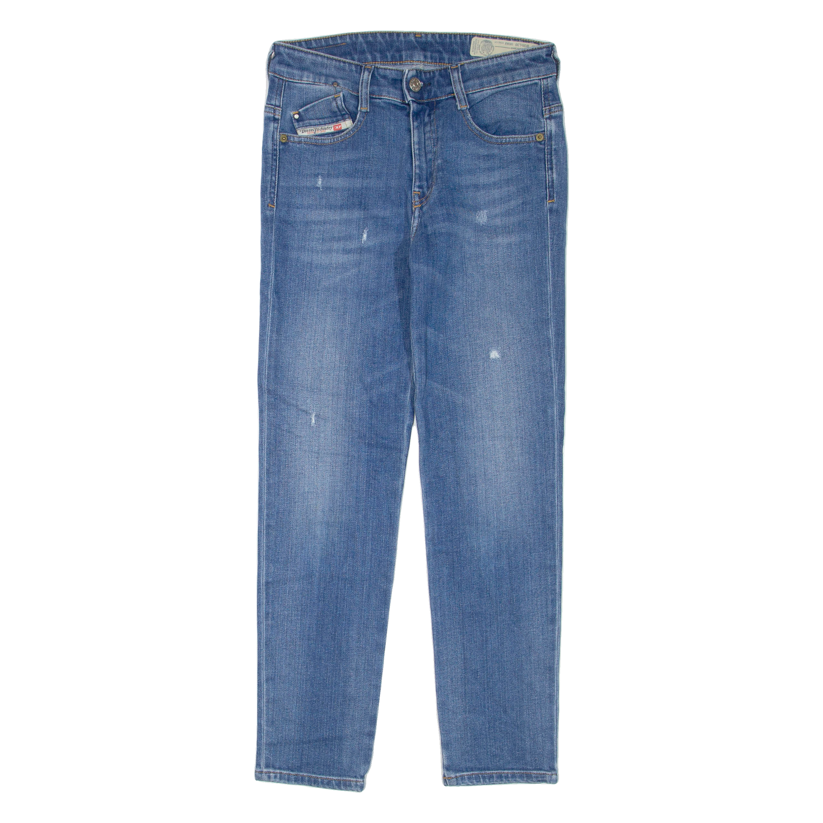 DIESEL Womens Jeans Blue Regular Straight W25 L27 Refurbished - N/A refurbished available on Cerqular