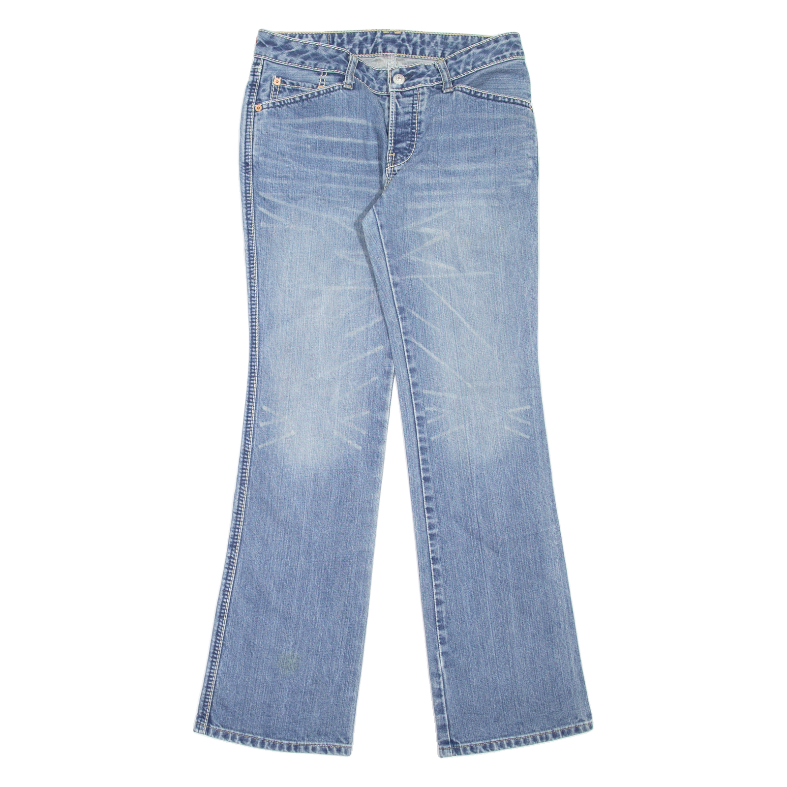 LEVI'S 599 Womens Jeans Blue Regular Bootcut Stone Wash W29 L32 Refurbished - N/A refurbished available on Cerqular