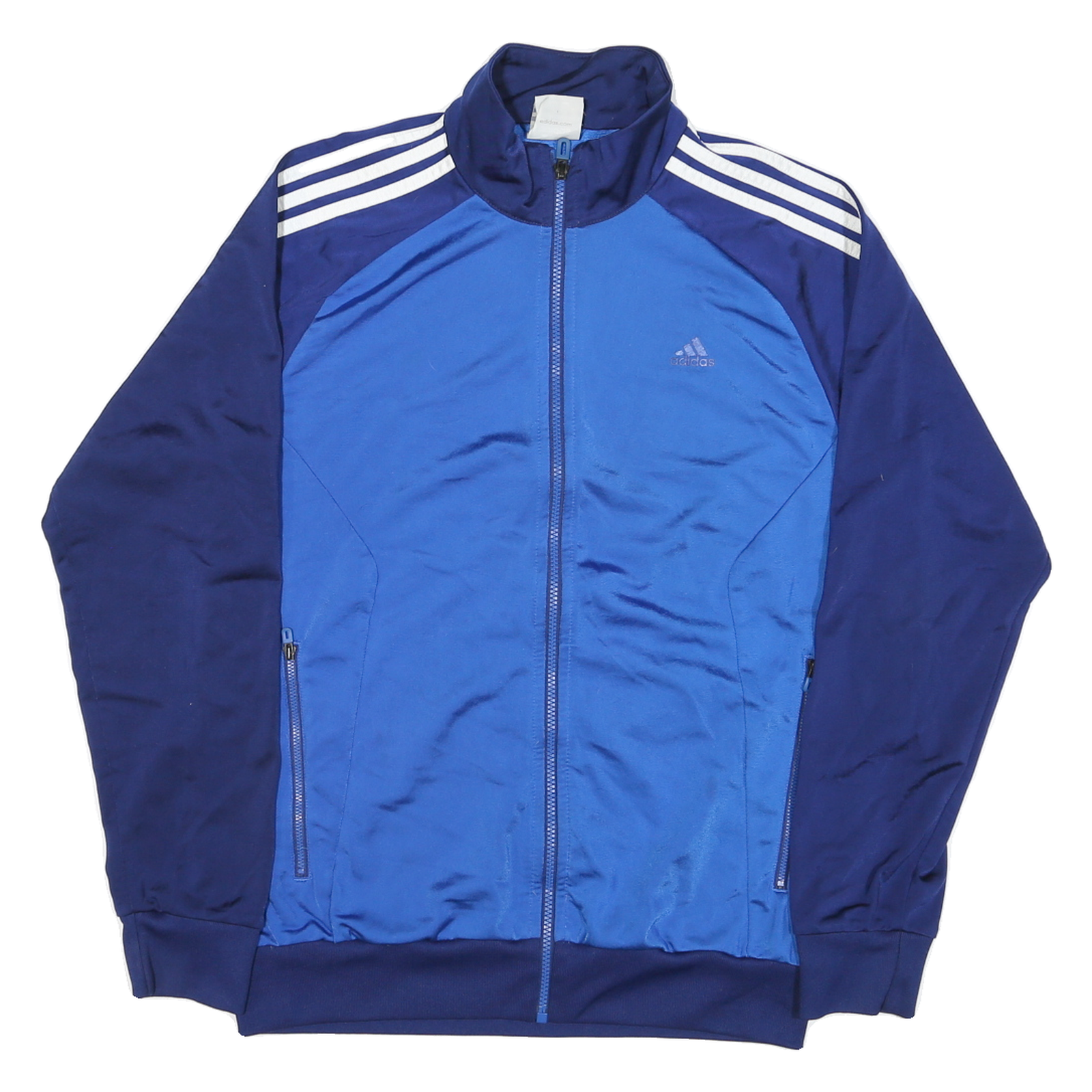 Buy ADIDAS Mens Blue & Navy Track Jacket M Polyester Blend Zip Athletic Sport Refurbished - $38.99 ADIDAS Mens Blue & Navy Track Jacket M Polyester Blend Zip Athletic Sport Refurbished - N/A refurbished available on Cerqular