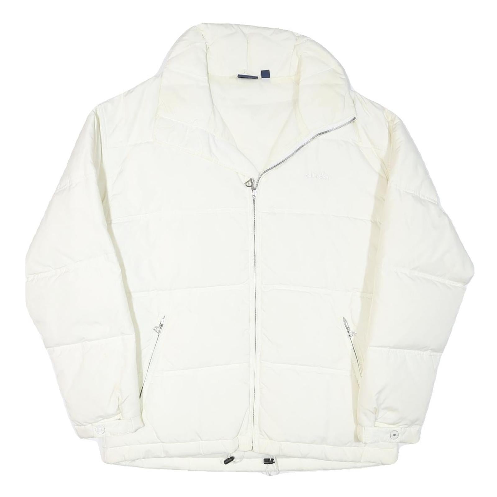 Buy ELLE Mens White Jacket S Polyester Blend Plain Zip Up Warm Casual Winter Refurbished - $37.69 ELLE Mens White Jacket S Polyester Blend Plain Zip Up Warm Casual Winter Refurbished - N/A refurbished available on Cerqular