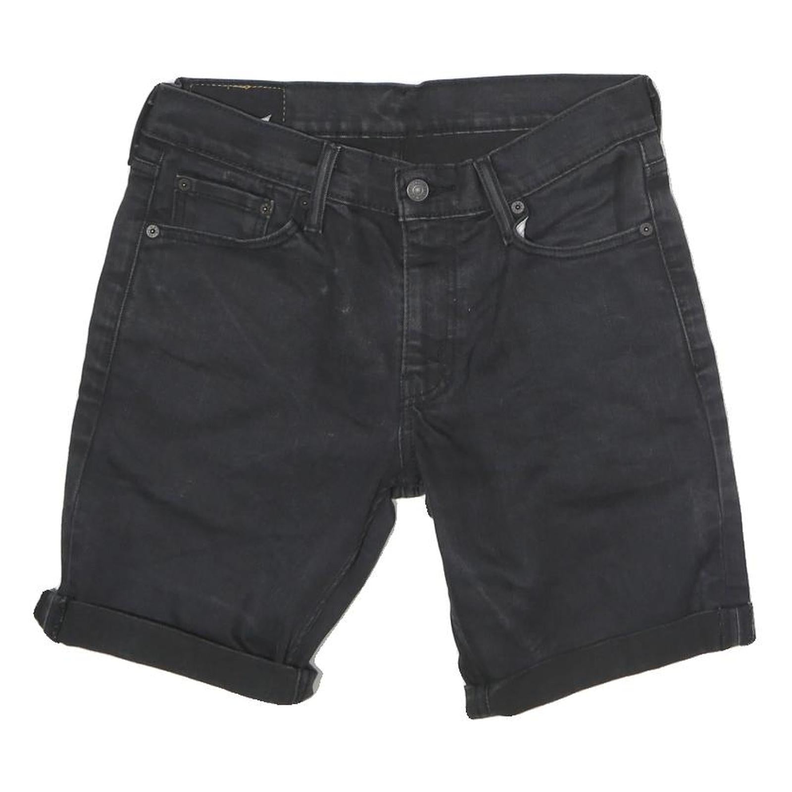 LEVI'S Mens Shorts Black Denim 511 M W30 Casual Cotton Stylish Roll Hem Refurbished - N/A refurbished available on Cerqular