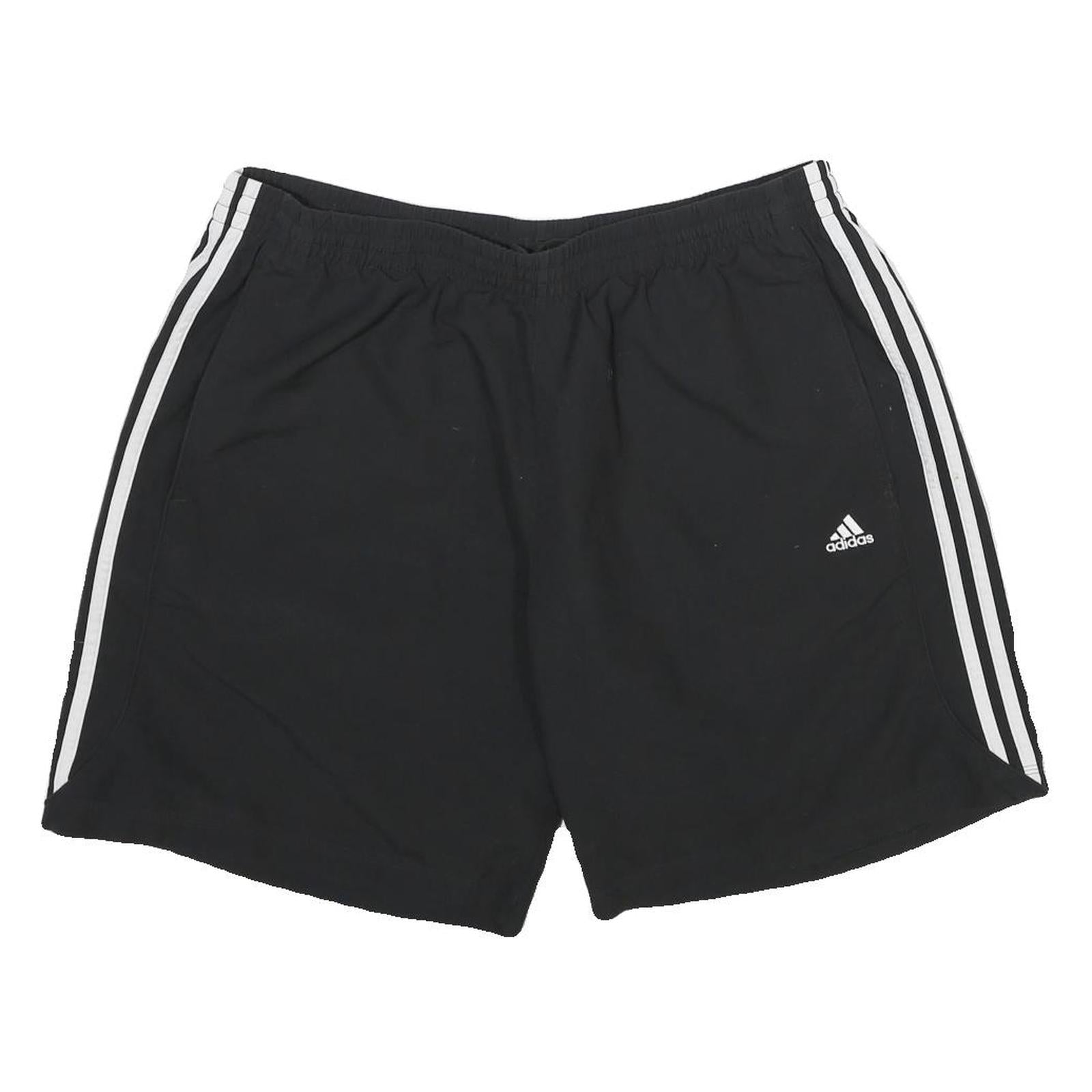 ADIDAS Mens Black Casual Shorts XL W34 Sports Logo Polyester Lightweight Refurbished - N/A refurbished available on Cerqular