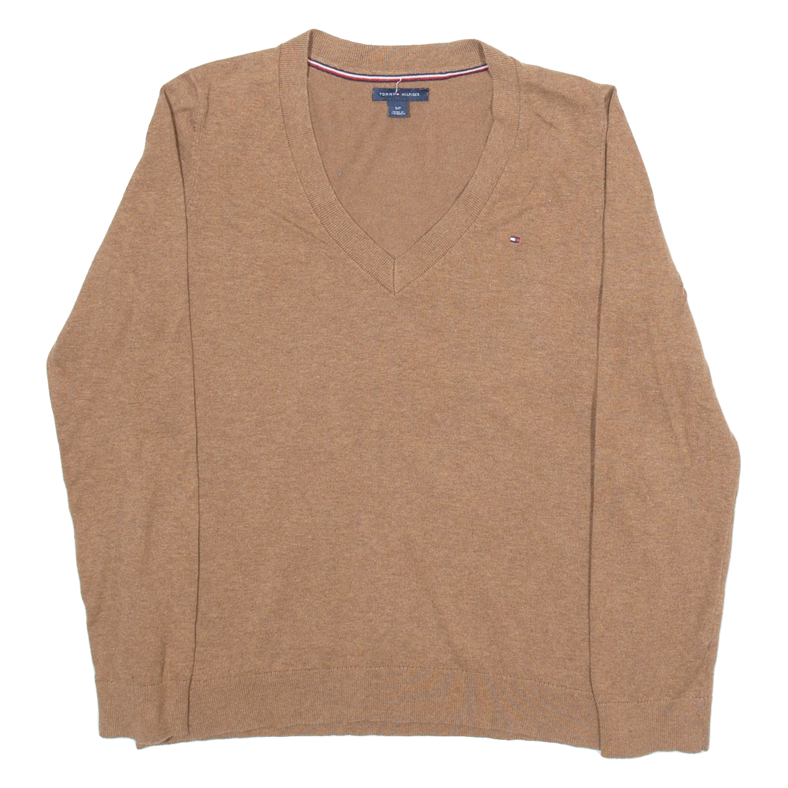 Buy TOMMY HILFIGER Womens Jumper Brown V-Neck Tight Knit S Refurbished - $28.59 TOMMY HILFIGER Womens Jumper Brown V-Neck Tight Knit S Refurbished - N/A refurbished available on Cerqular