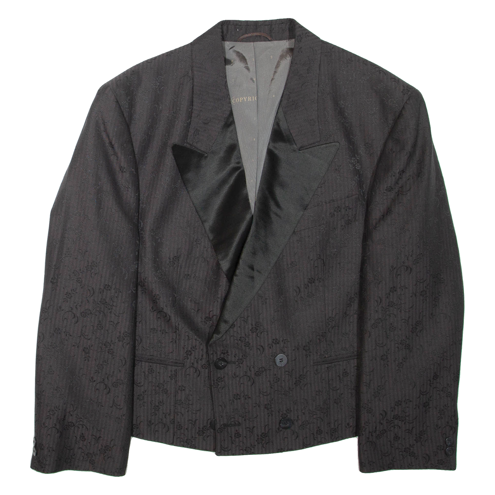 Mens Blazer Jacket Brown Striped L Refurbished - N/A refurbished available on Cerqular