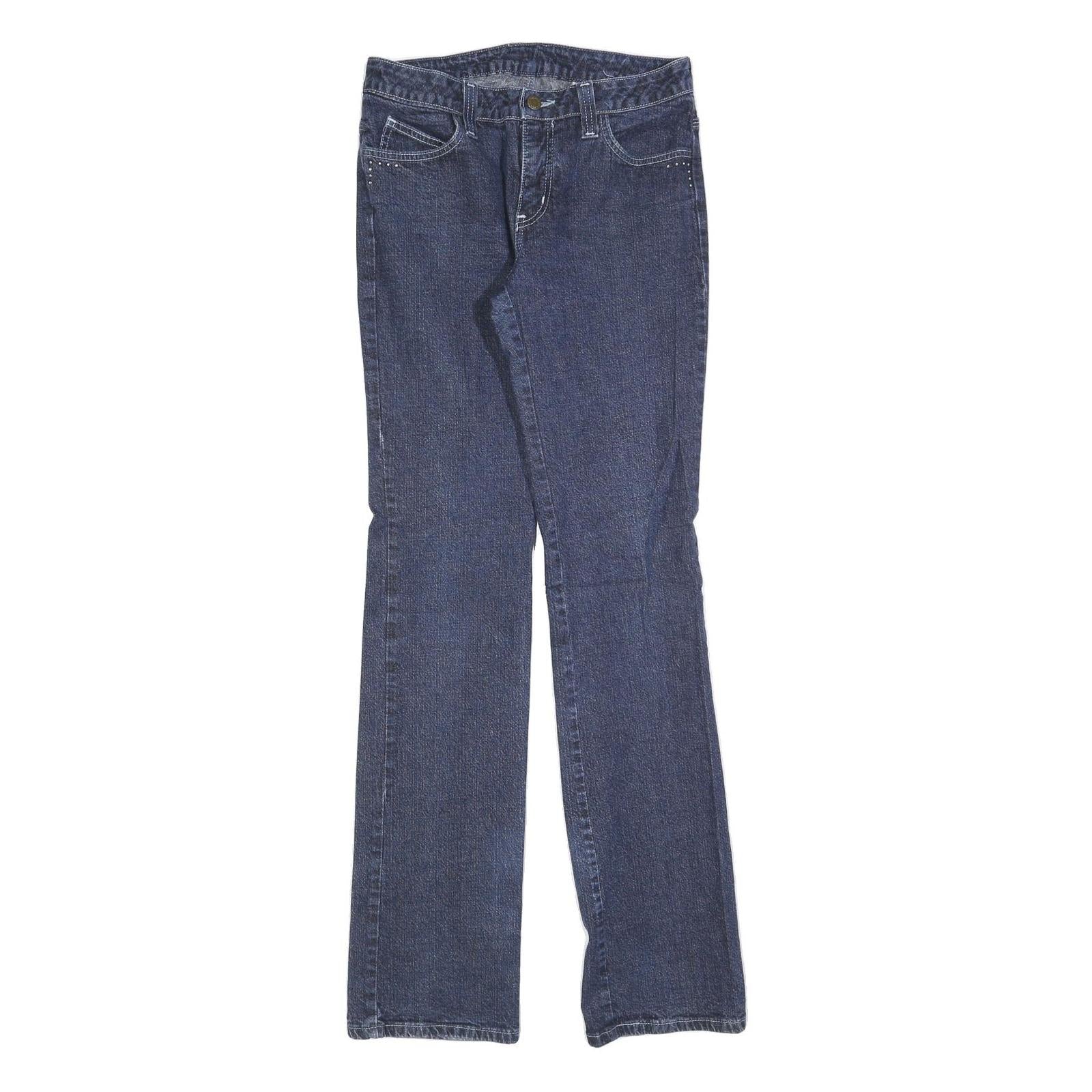 Womens Regular Fit Blue Denim Jeans W30 L34 Zip Closure Cotton Blend Stylish Refurbished - N/A refurbished available on Cerqular