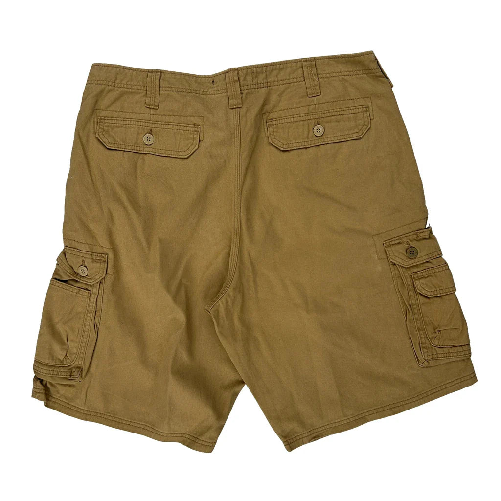 Buy Lee Cargo Shorts - 38W 11L Brown Cotton Refurbished - $39.85 Lee Cargo Shorts - 38W 11L Brown Cotton Refurbished - Thrifted (note: this is a term often used to describe second- refurbished available on Cerqular