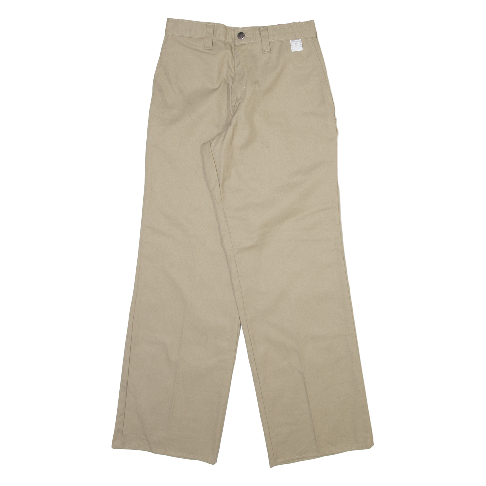DICKIES Womens Trousers Beige Regular Straight W26 L30 Refurbished - N/A refurbished available on Cerqular