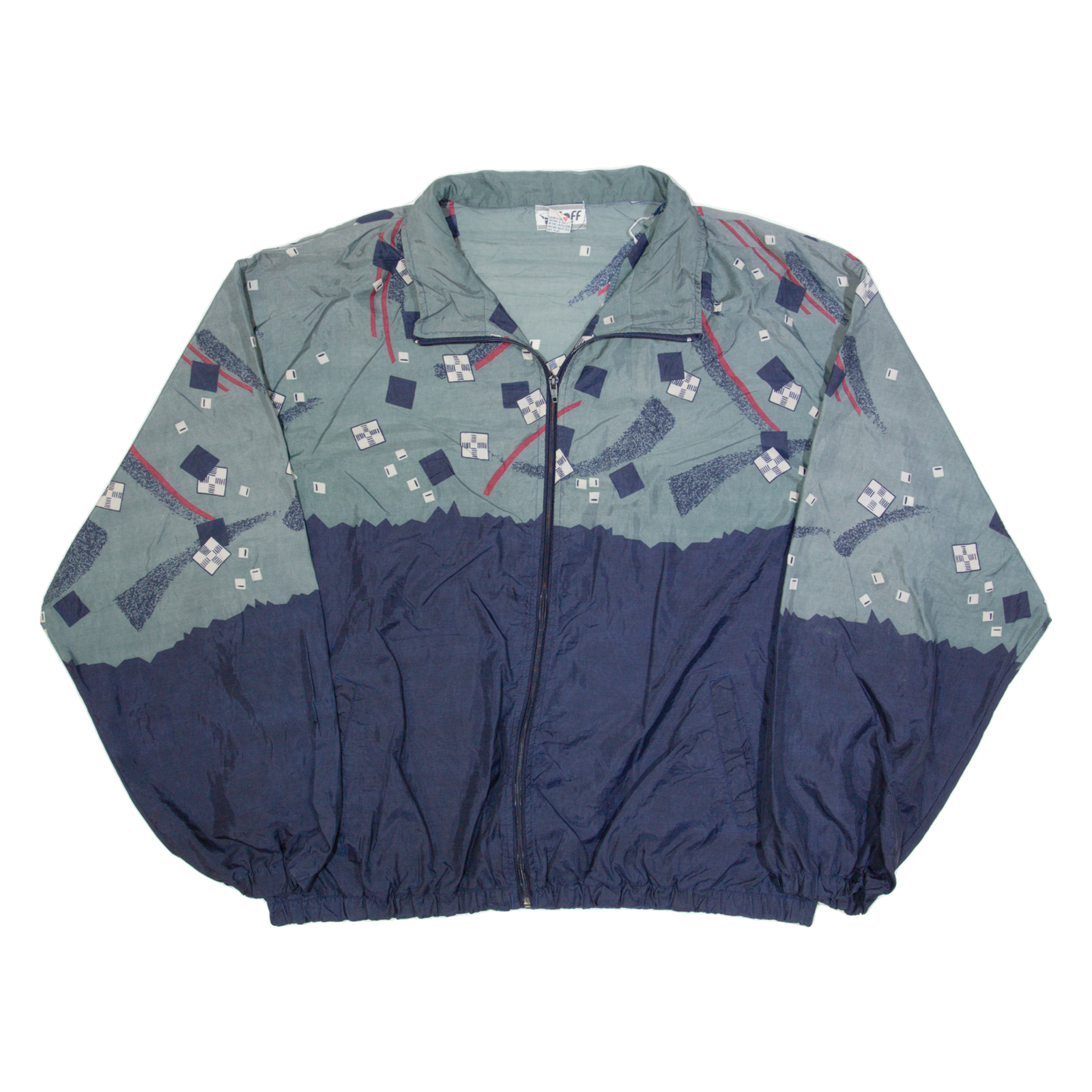 Buy JOFF Lightweight Mens Jacket Blue 90s Crazy Pattern L Refurbished - $29.89 JOFF Lightweight Mens Jacket Blue 90s Crazy Pattern L Refurbished - N/A refurbished available on Cerqular