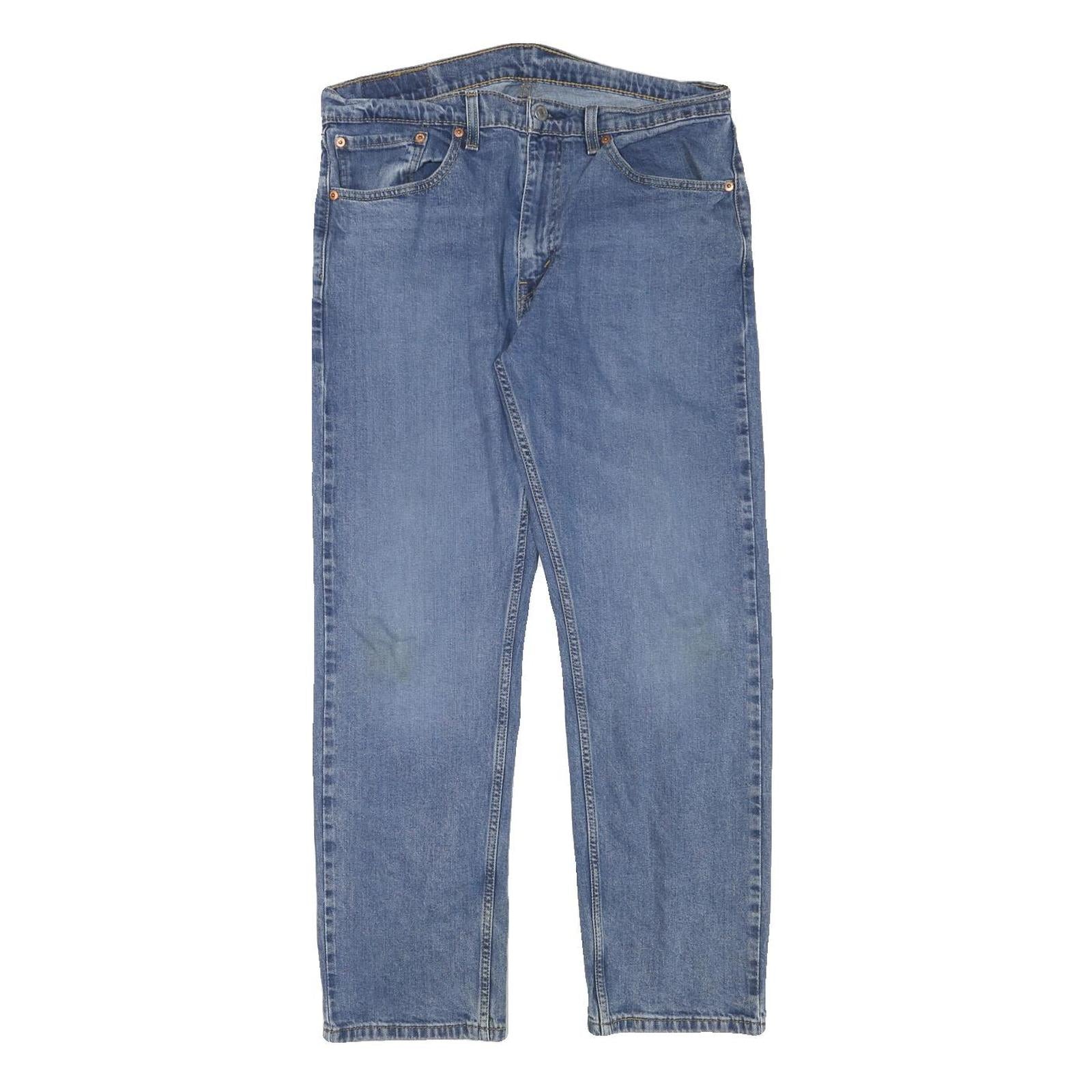 LEVI'S Mens Regular Fit Blue Denim Jeans W32 L28 Classic Cotton Blend Zip Refurbished - N/A refurbished available on Cerqular