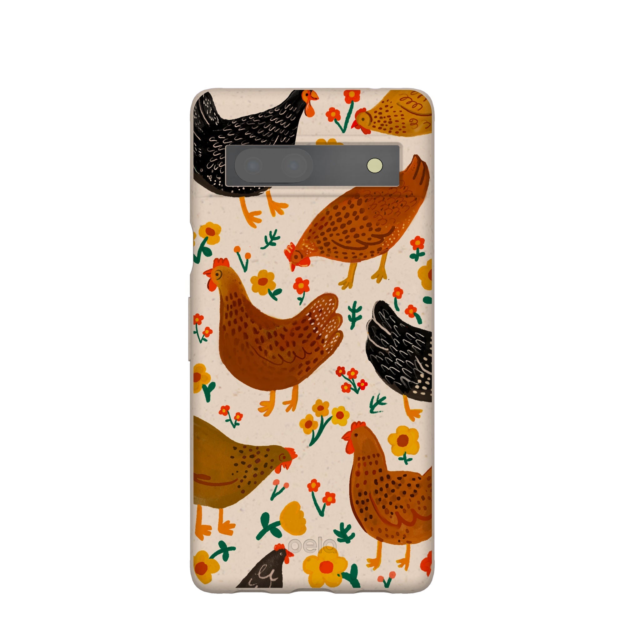 Buy Seashell Chicken Garden Google Pixel 7a Case Refurbished - $65.00 Seashell Chicken Garden Google Pixel 7a Case Refurbished - Pela Case refurbished available on Cerqular