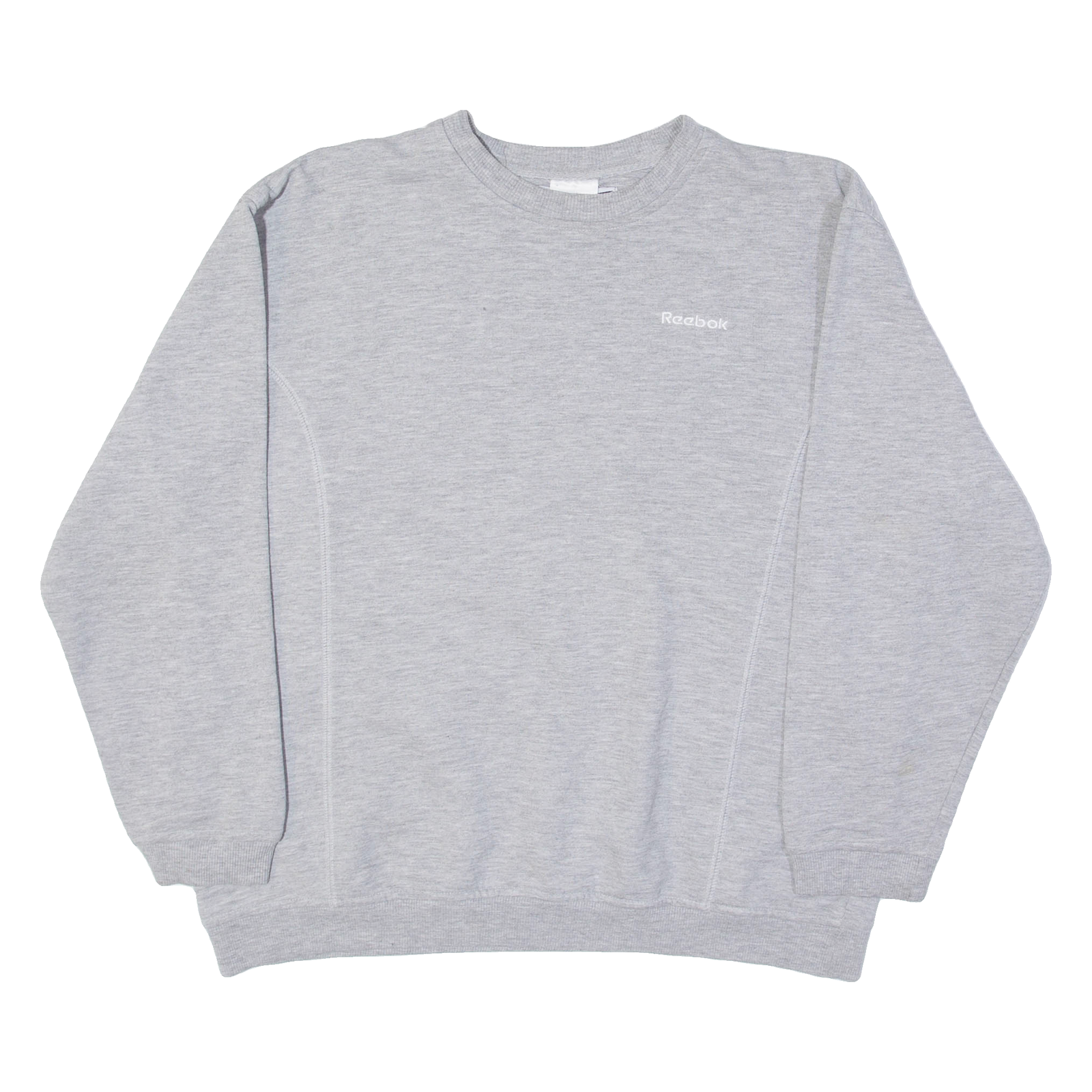 REEBOK Womens Sweatshirt Grey Crew Neck M Refurbished - N/A refurbished available on Cerqular